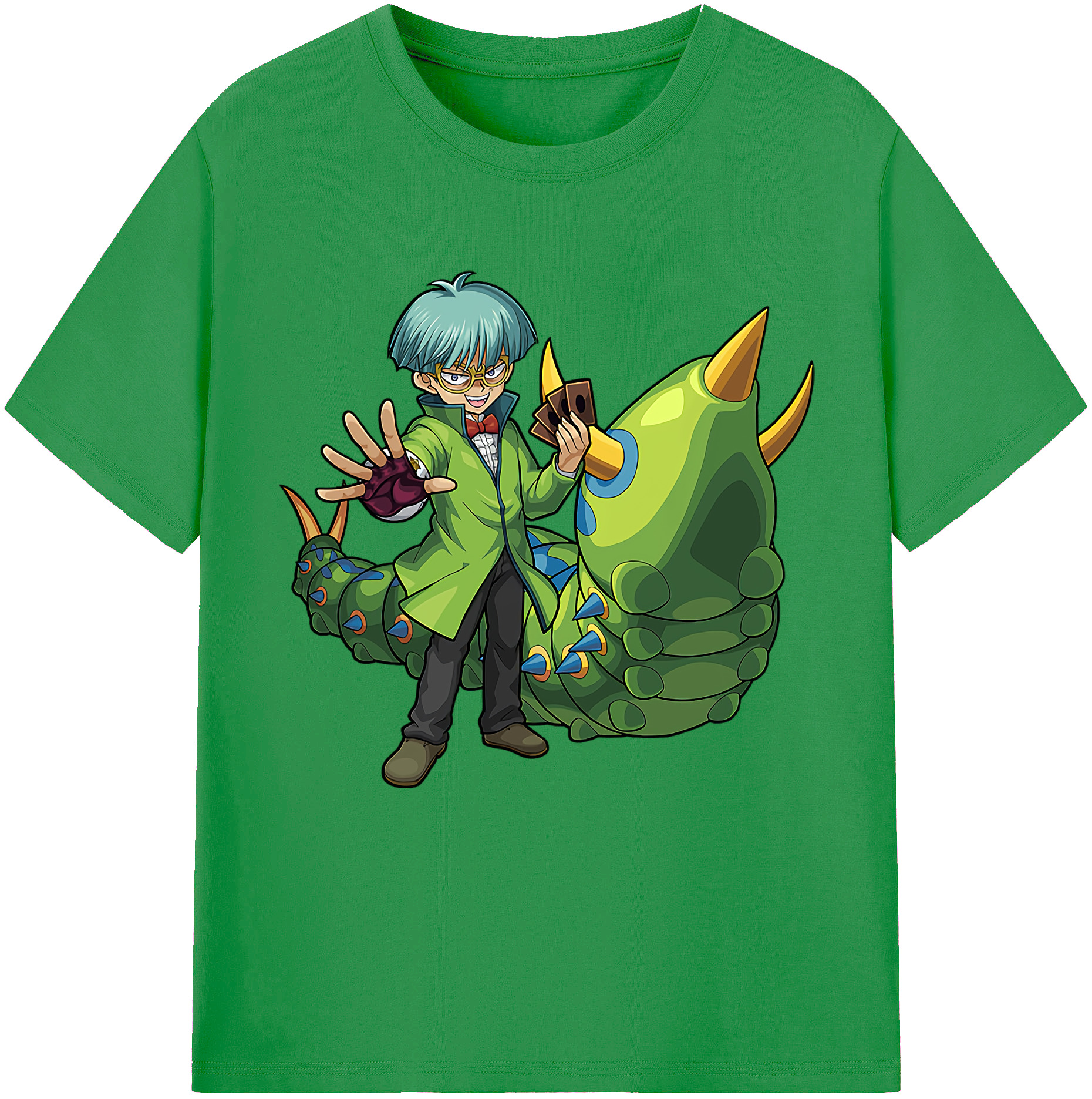 （画像用） 遊☆戯☆王 Yu-Gi-Oh! レディースカジュアルプリントTシャツ（綿100％）