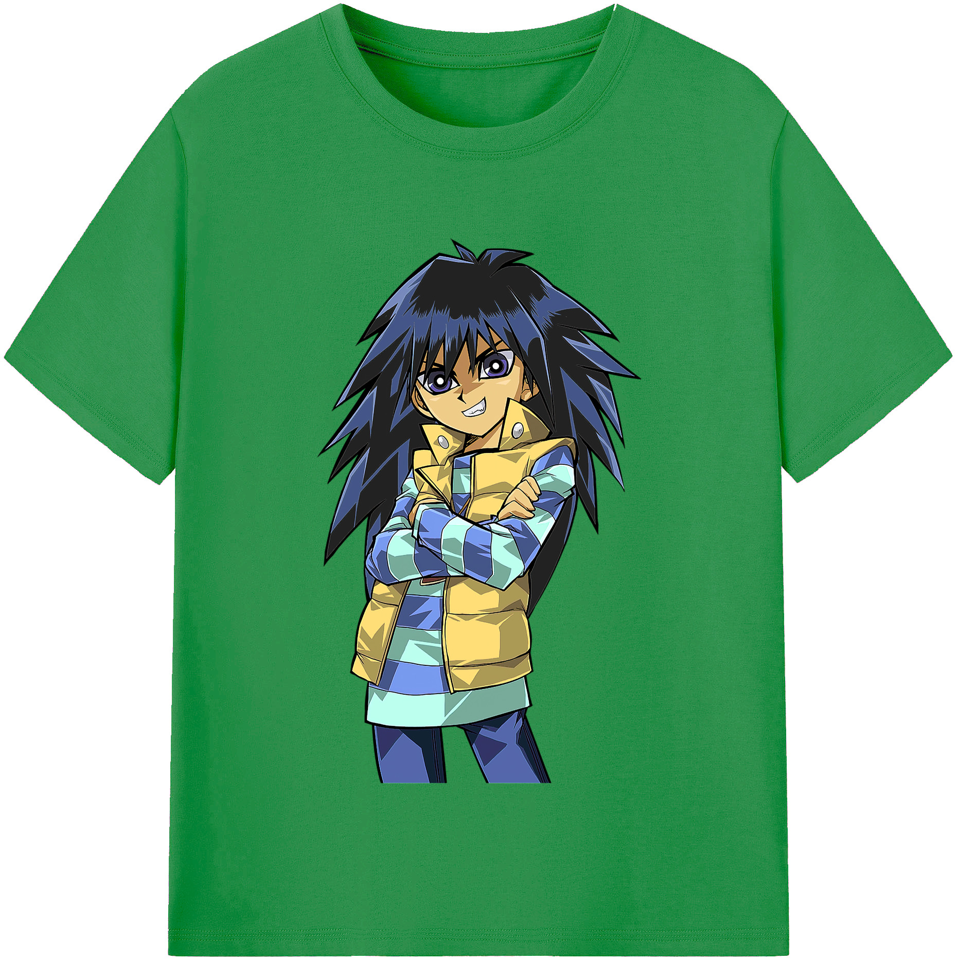 （画像用） 遊☆戯☆王 Yu-Gi-Oh! レディースカジュアルプリントTシャツ（綿100％）