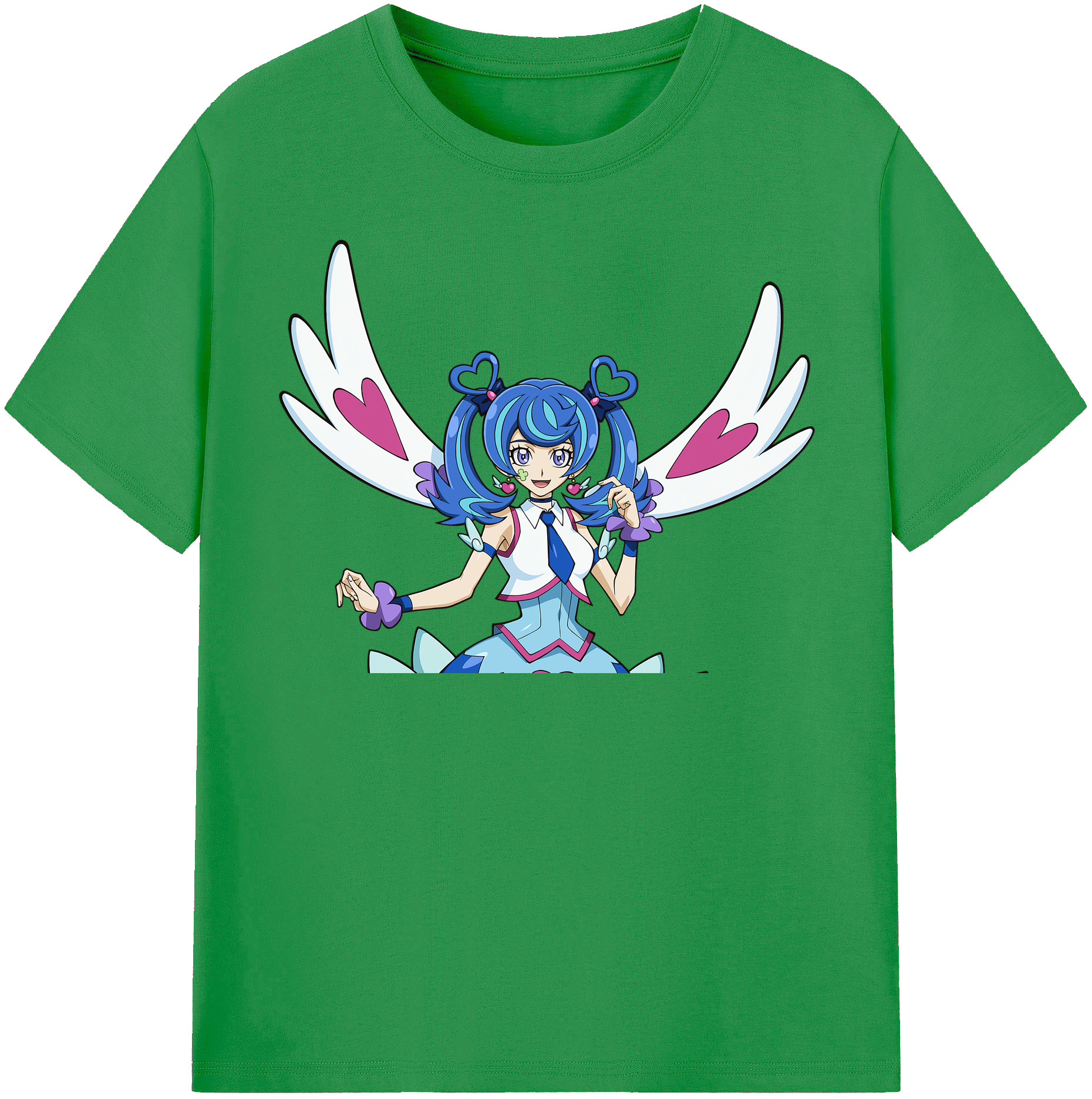 （画像用） 遊☆戯☆王 Yu-Gi-Oh! レディースカジュアルプリントTシャツ（綿100％）