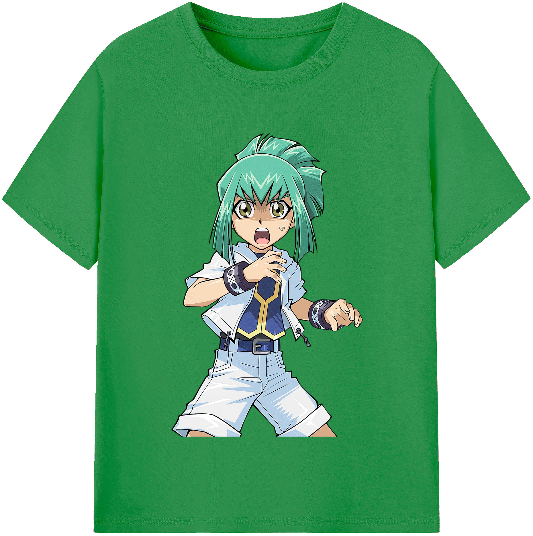 （画像用） 遊☆戯☆王 Yu-Gi-Oh! レディースカジュアルプリントTシャツ（綿100％）
