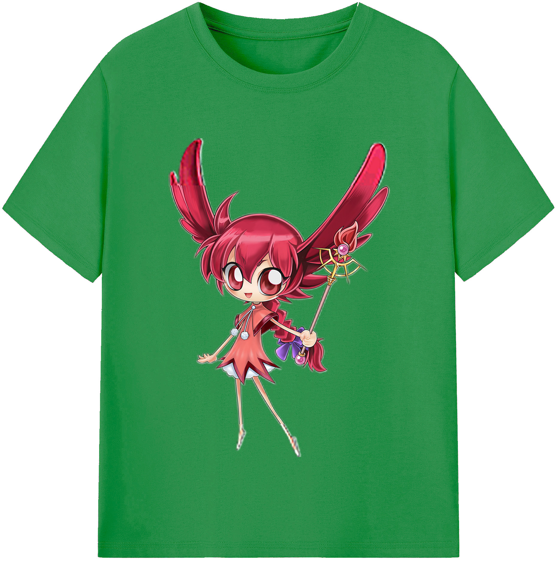 （画像用） 遊☆戯☆王 Yu-Gi-Oh! レディースカジュアルプリントTシャツ（綿100％）