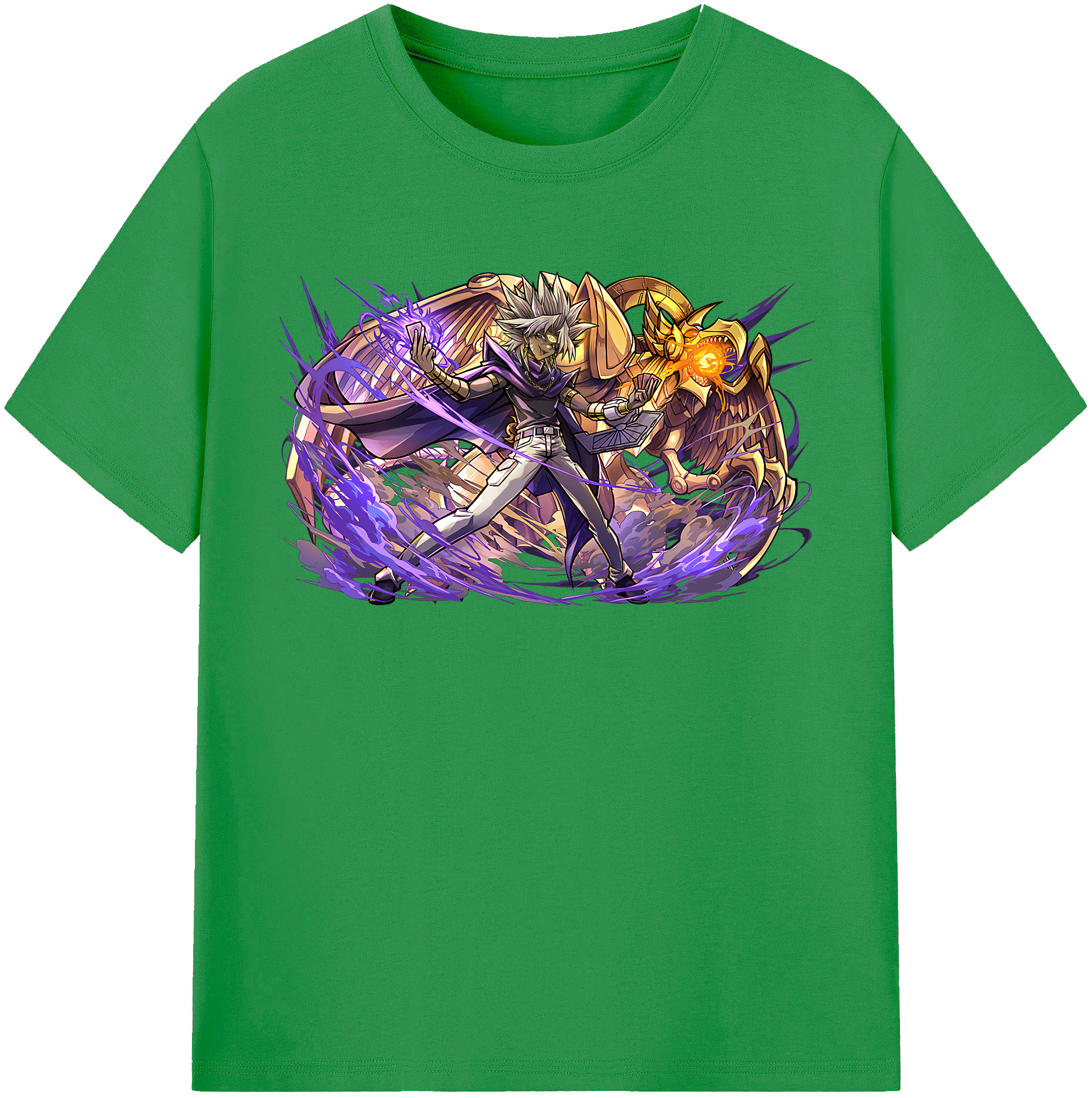 （画像用） 遊☆戯☆王 Yu-Gi-Oh! レディースカジュアルプリントTシャツ（綿100％）