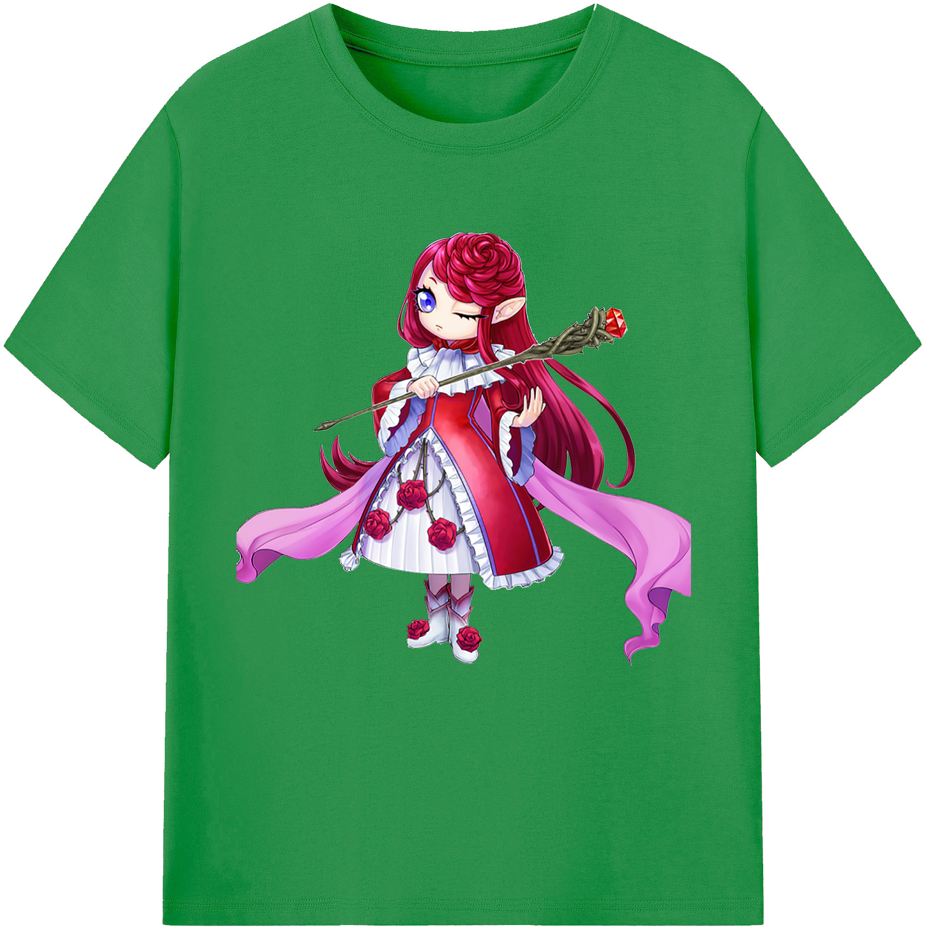 （画像用） 遊☆戯☆王 Yu-Gi-Oh! レディースカジュアルプリントTシャツ（綿100％）