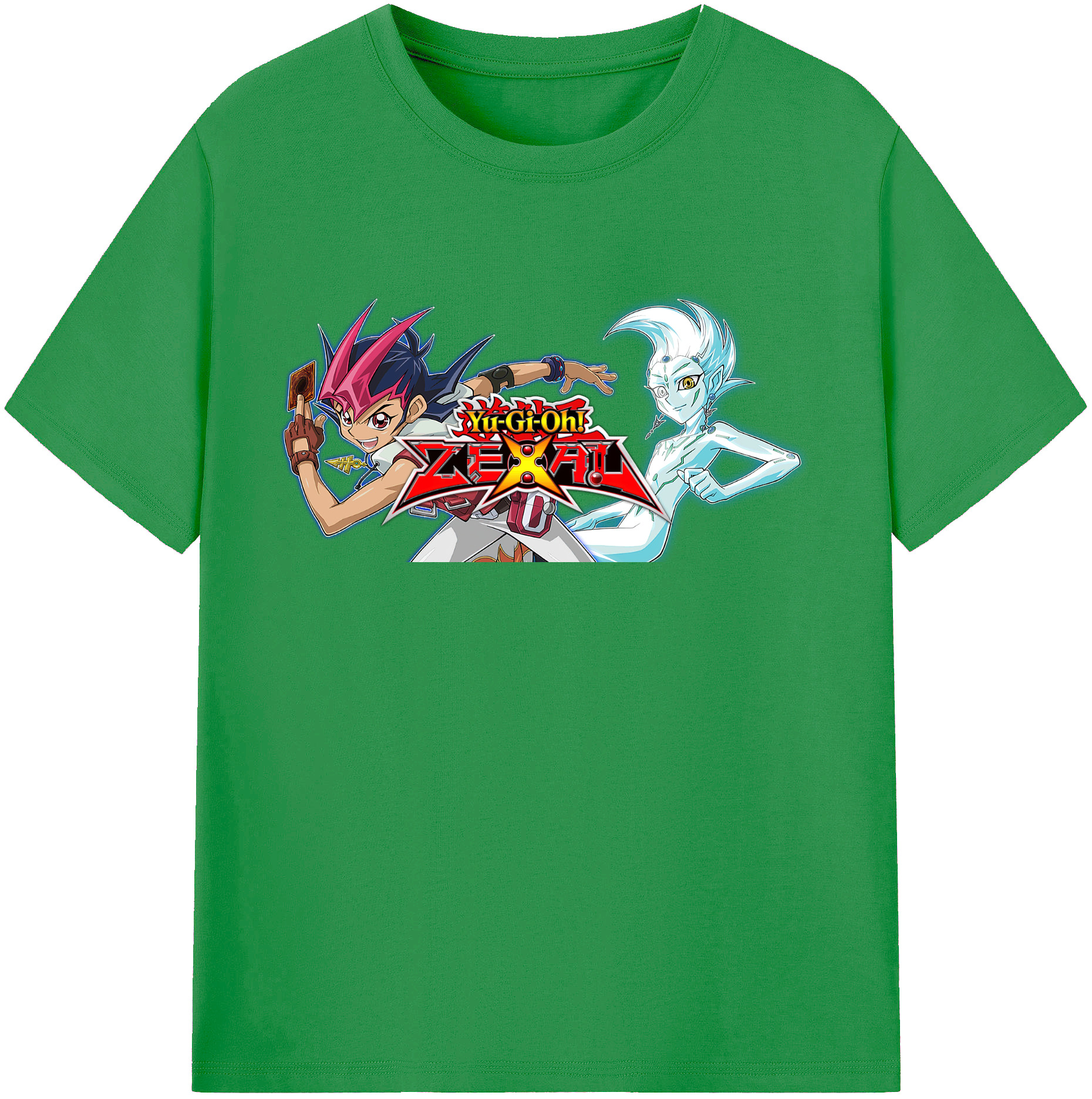 （画像用） 遊☆戯☆王 Yu-Gi-Oh! レディースカジュアルプリントTシャツ（綿100％）