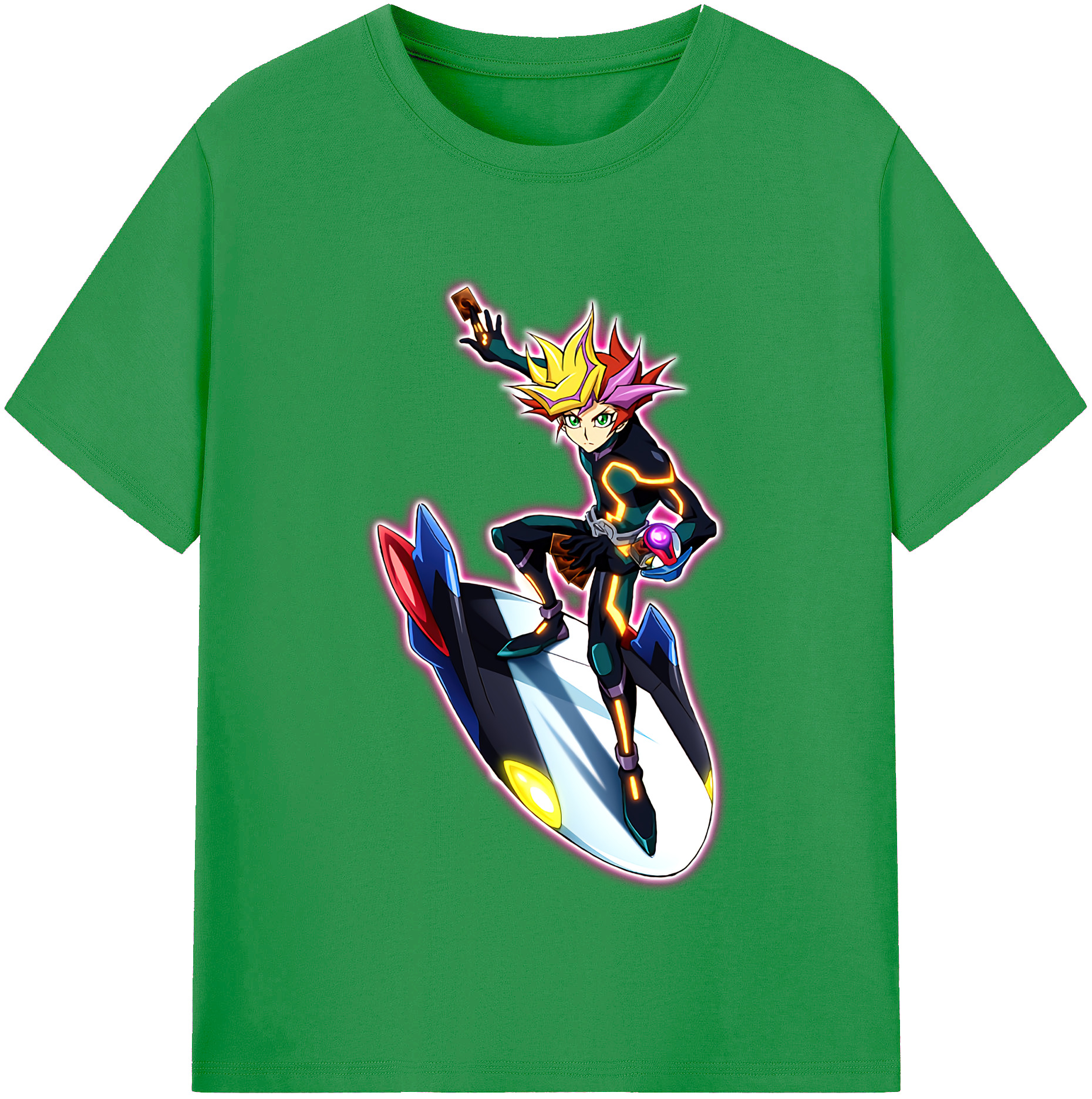 （画像用） 遊☆戯☆王 Yu-Gi-Oh! レディースカジュアルプリントTシャツ（綿100％）