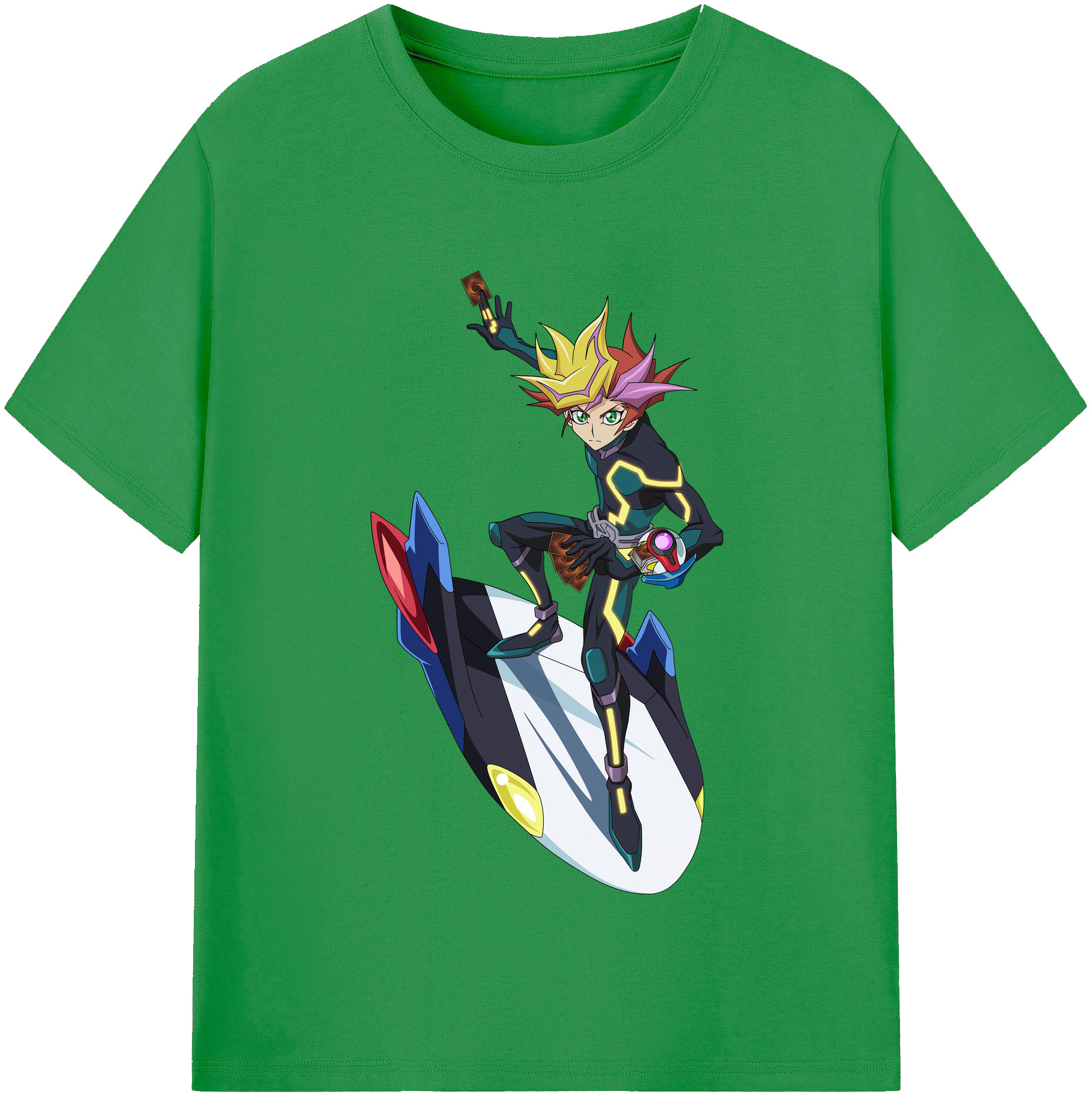 （画像用） 遊☆戯☆王 Yu-Gi-Oh! レディースカジュアルプリントTシャツ（綿100％）