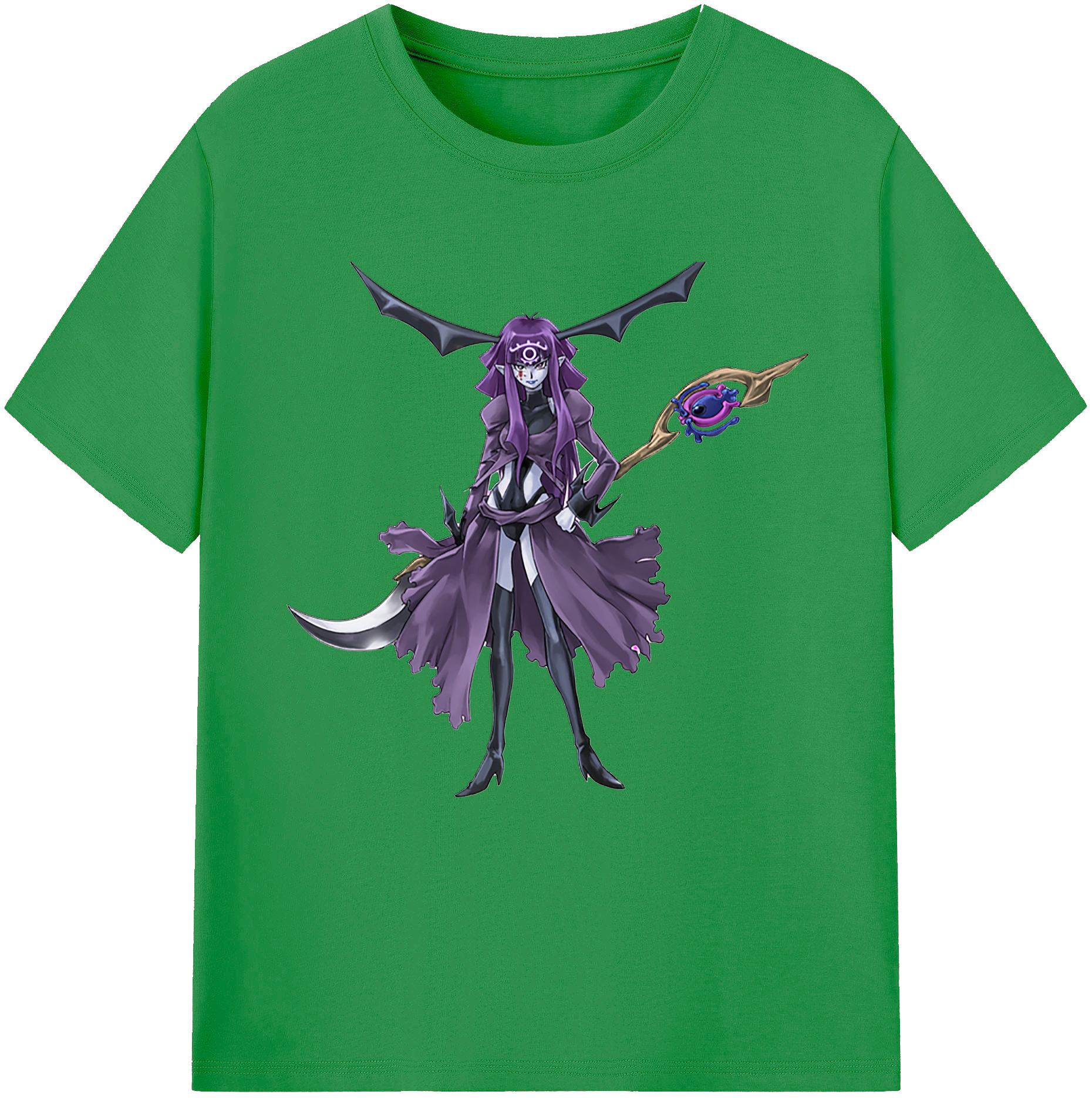 （画像用） 遊☆戯☆王 Yu-Gi-Oh! レディースカジュアルプリントTシャツ（綿100％）