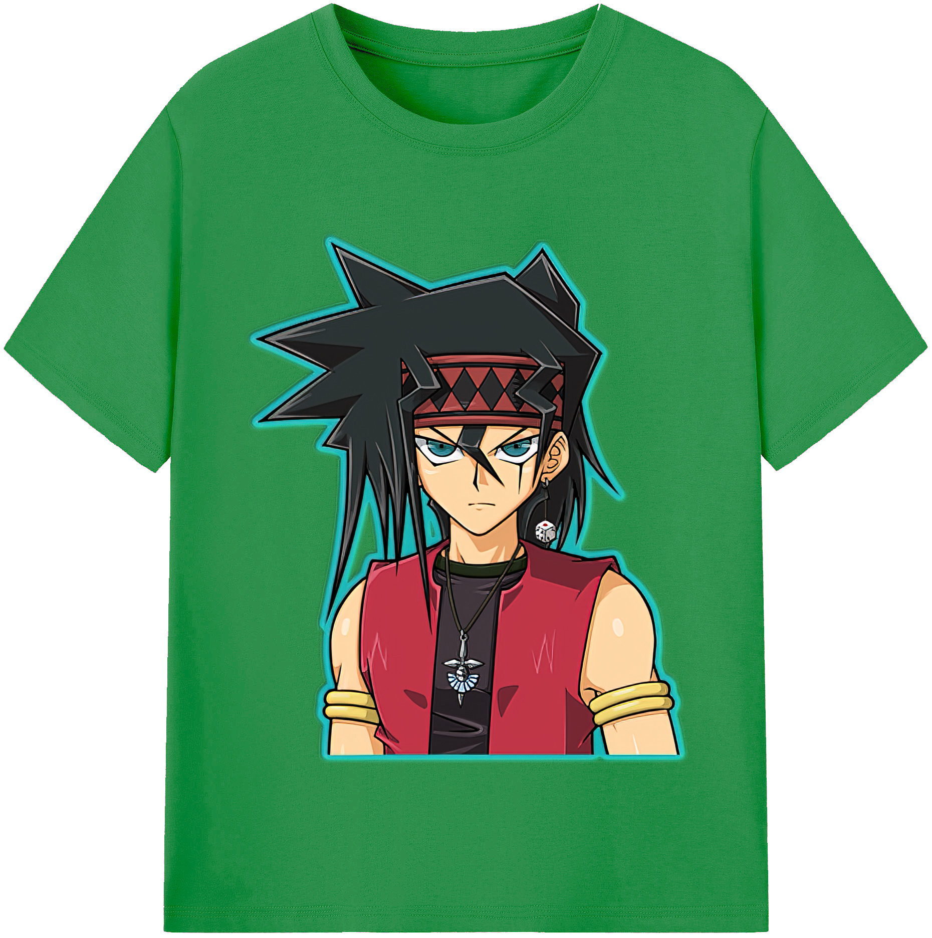 （画像用） 遊☆戯☆王 Yu-Gi-Oh! レディースカジュアルプリントTシャツ（綿100％）