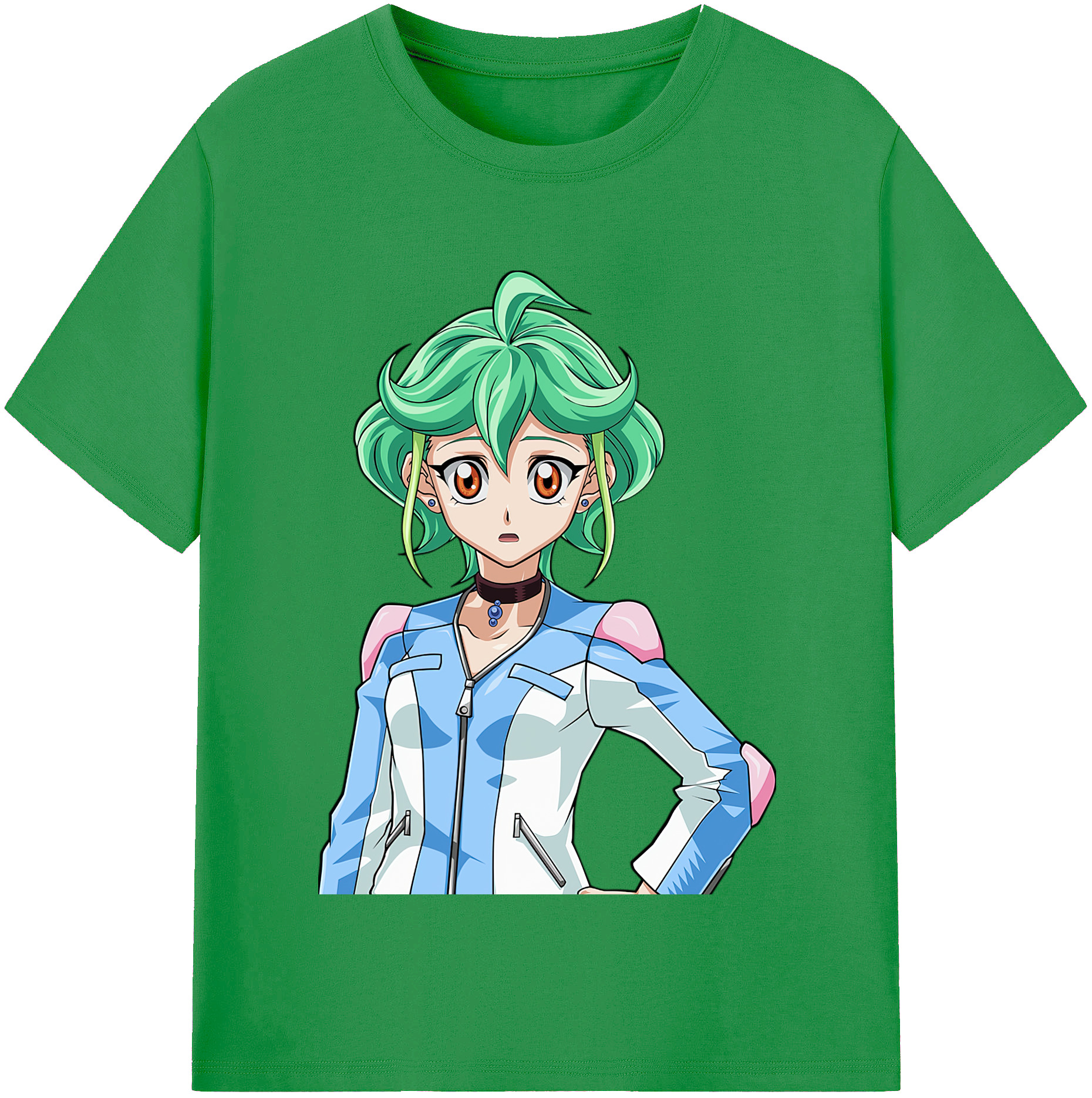 （画像用） 遊☆戯☆王 Yu-Gi-Oh! レディースカジュアルプリントTシャツ（綿100％）