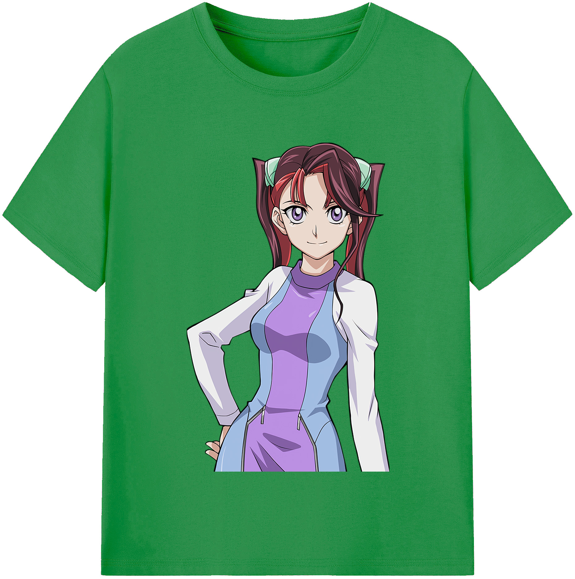 （画像用） 遊☆戯☆王 Yu-Gi-Oh! レディースカジュアルプリントTシャツ（綿100％）