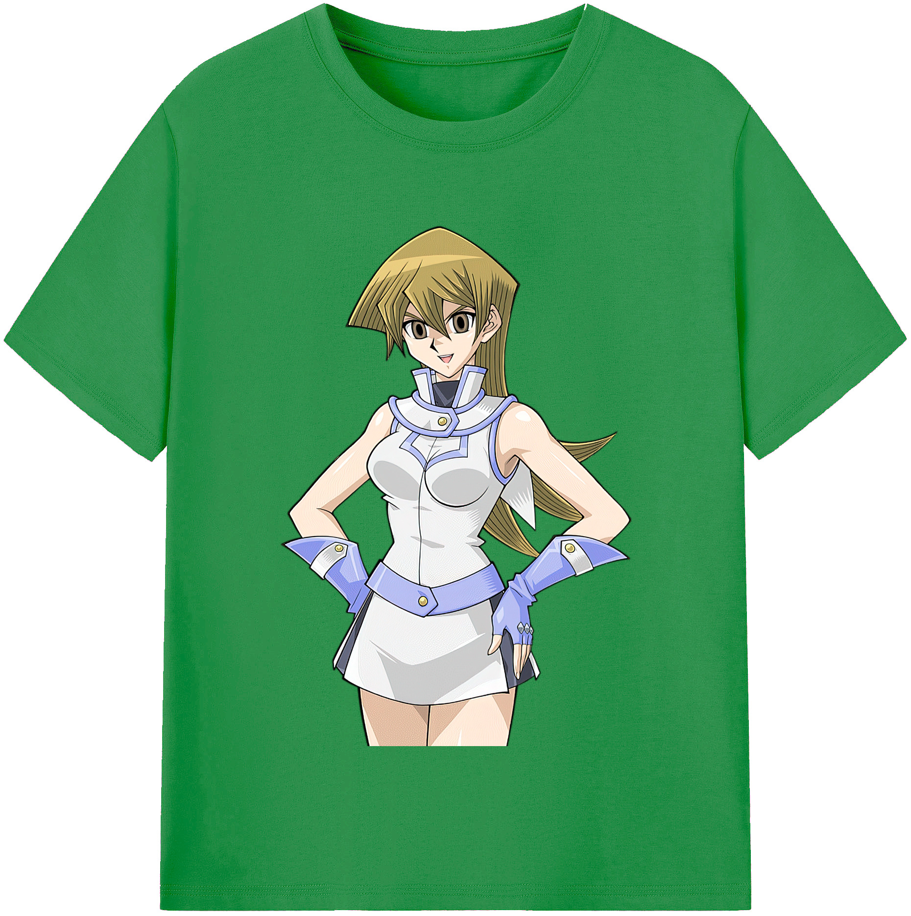 （画像用） 遊☆戯☆王 Yu-Gi-Oh! レディースカジュアルプリントTシャツ（綿100％）