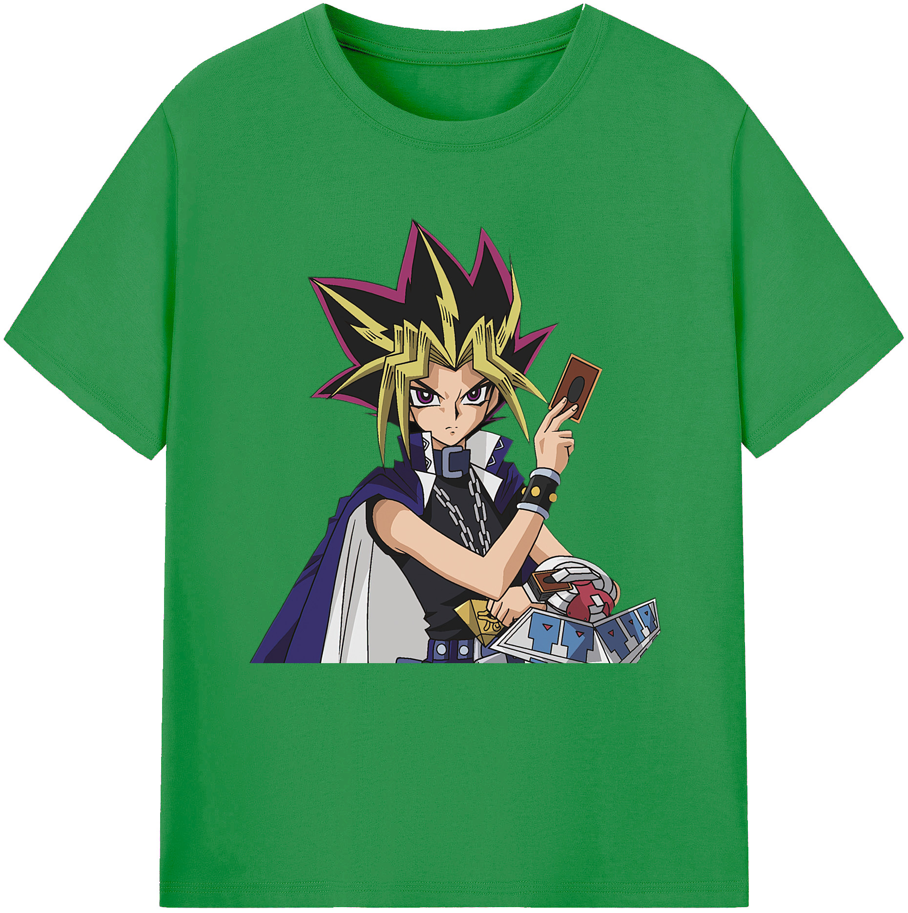 （画像用） 遊☆戯☆王 Yu-Gi-Oh! レディースカジュアルプリントTシャツ（綿100％）