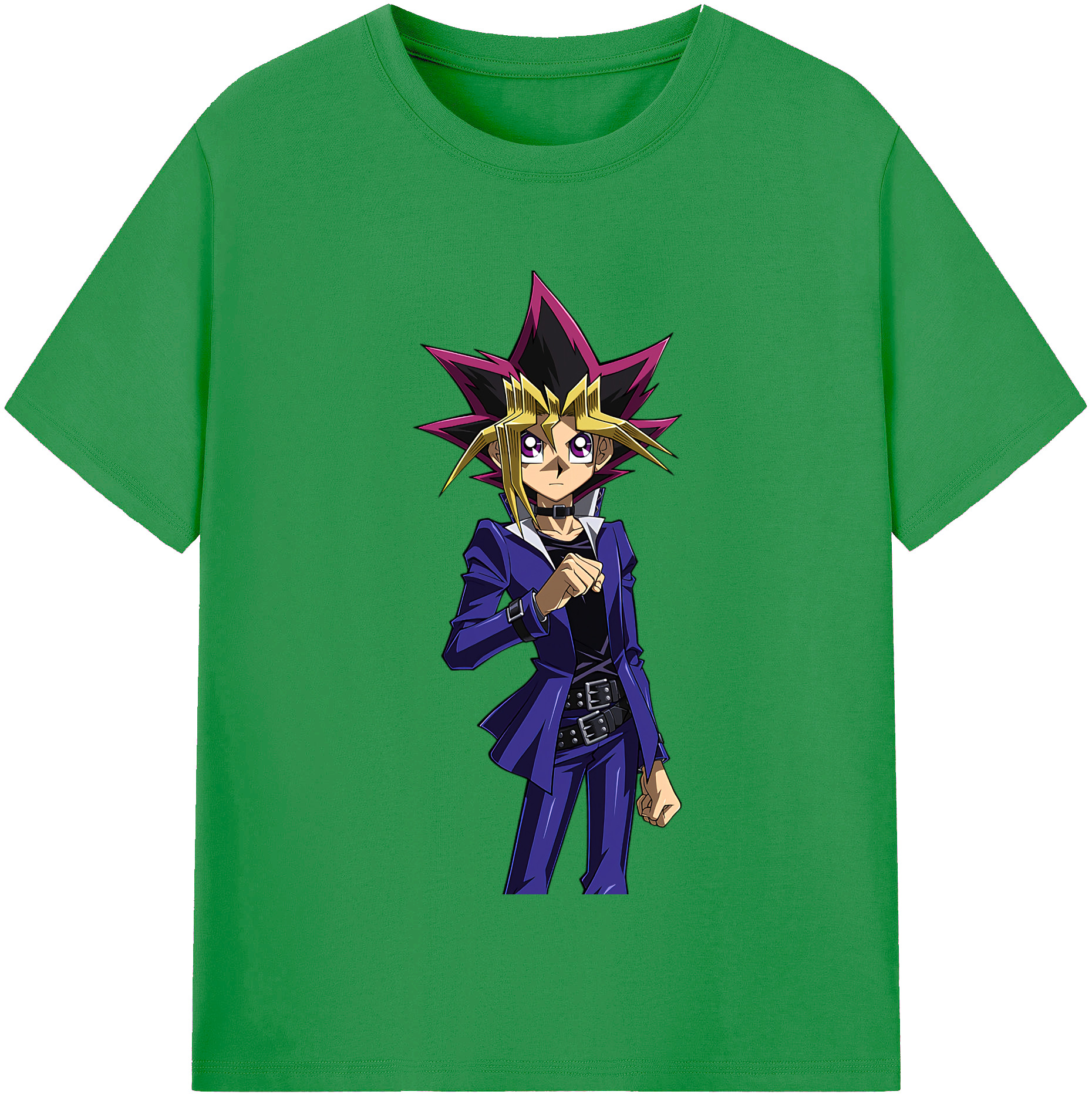（画像用） 遊☆戯☆王 Yu-Gi-Oh! レディースカジュアルプリントTシャツ（綿100％）