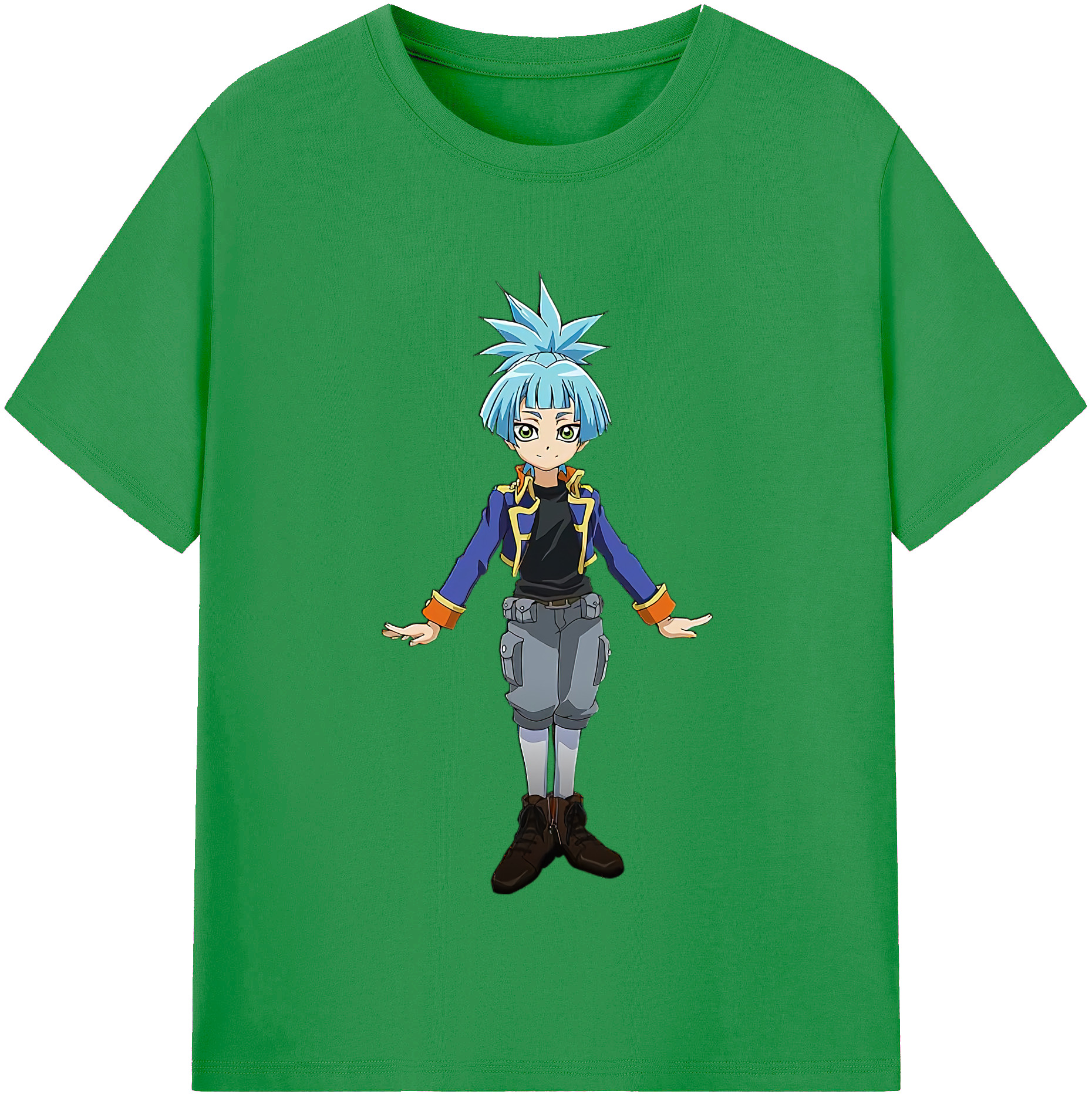 （画像用） 遊☆戯☆王 Yu-Gi-Oh! レディースカジュアルプリントTシャツ（綿100％）