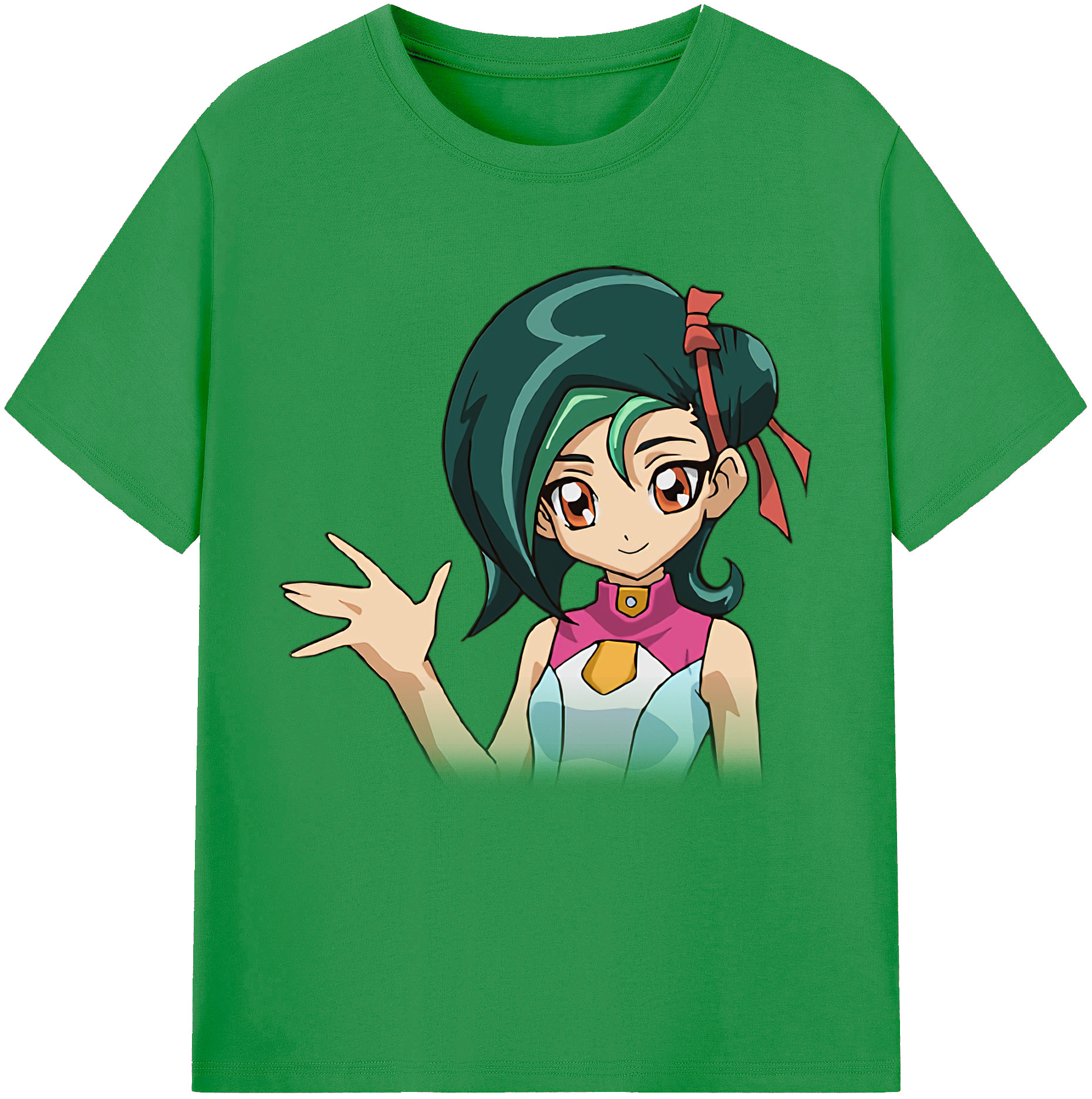 （画像用） 遊☆戯☆王 Yu-Gi-Oh! レディースカジュアルプリントTシャツ（綿100％）