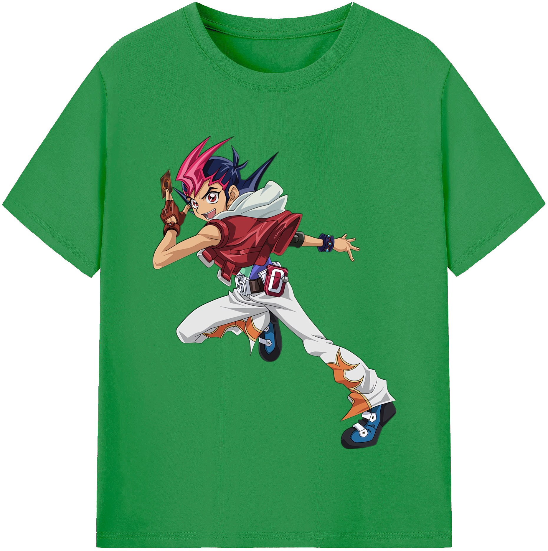 （画像用） 遊☆戯☆王 Yu-Gi-Oh! レディースカジュアルプリントTシャツ（綿100％）
