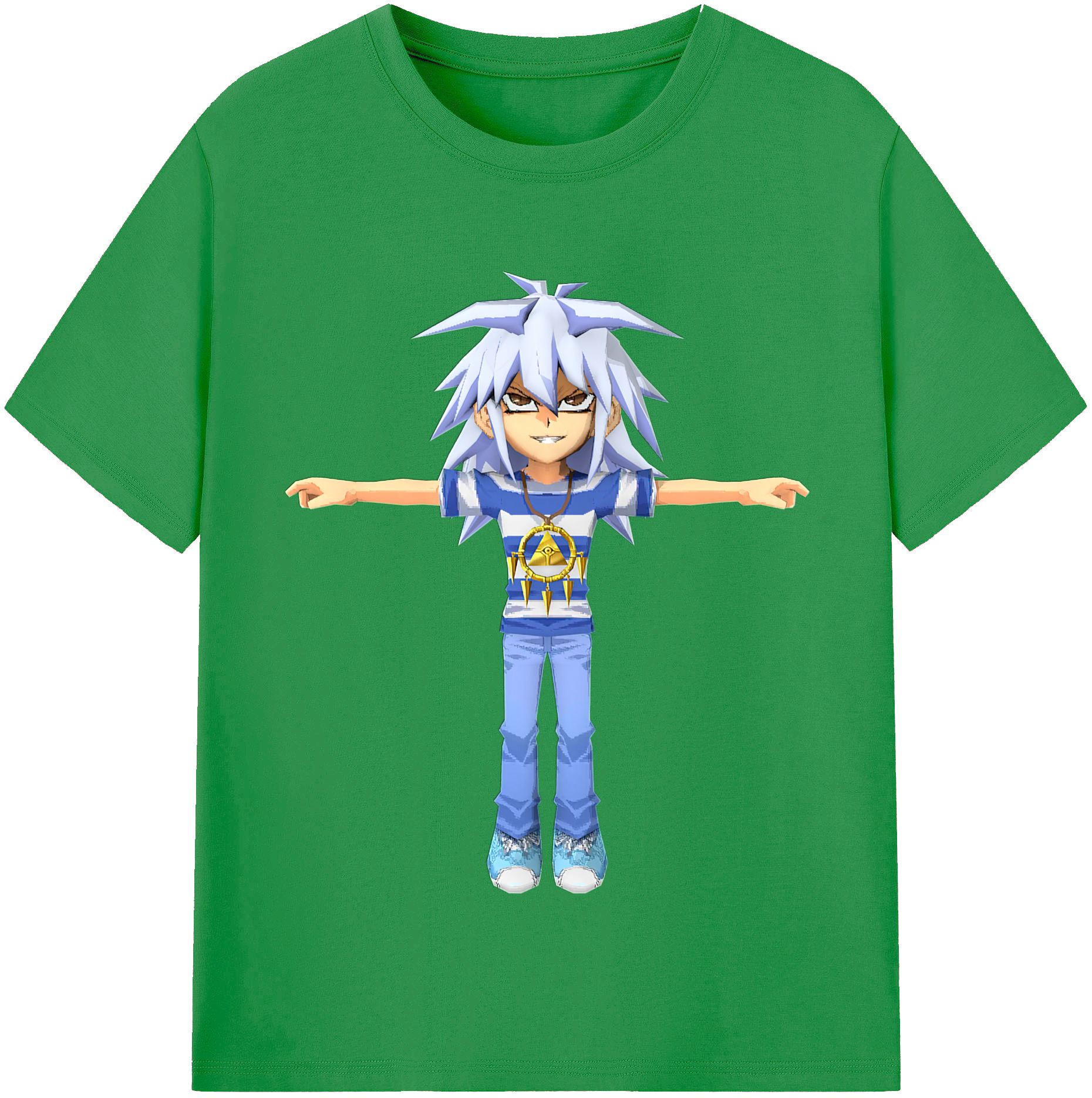 （画像用） 遊☆戯☆王 Yu-Gi-Oh! レディースカジュアルプリントTシャツ（綿100％）