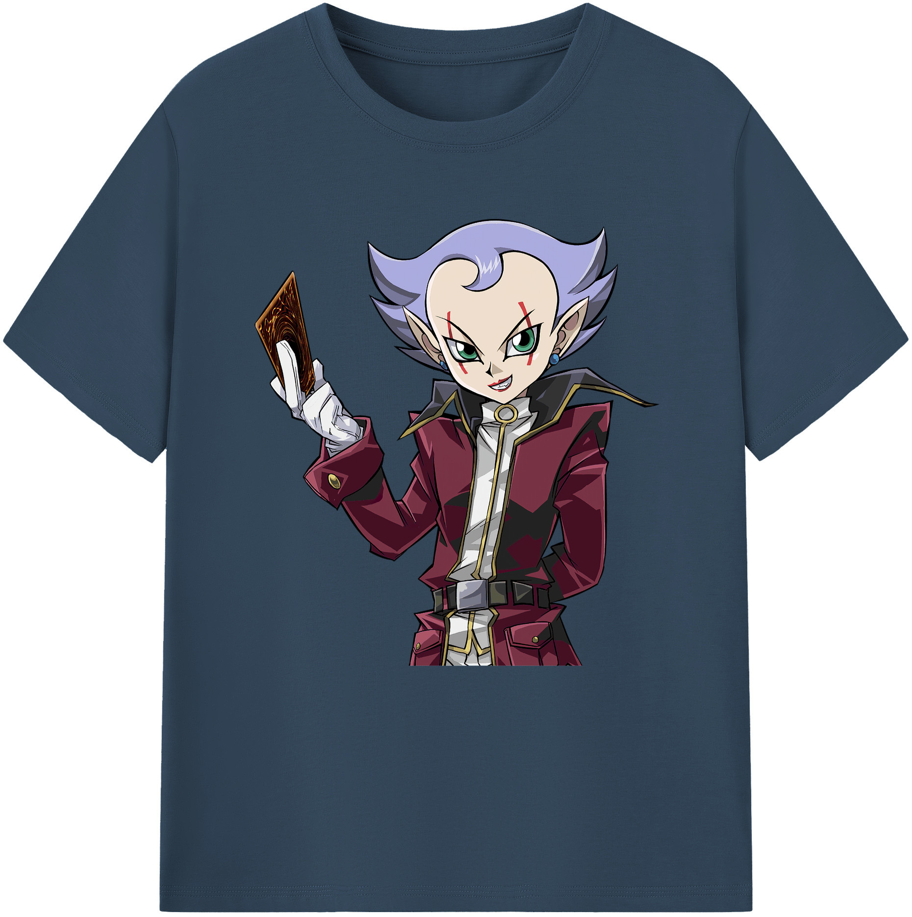 （画像用） 遊☆戯☆王 Yu-Gi-Oh! レディースカジュアルプリントTシャツ（綿100％）