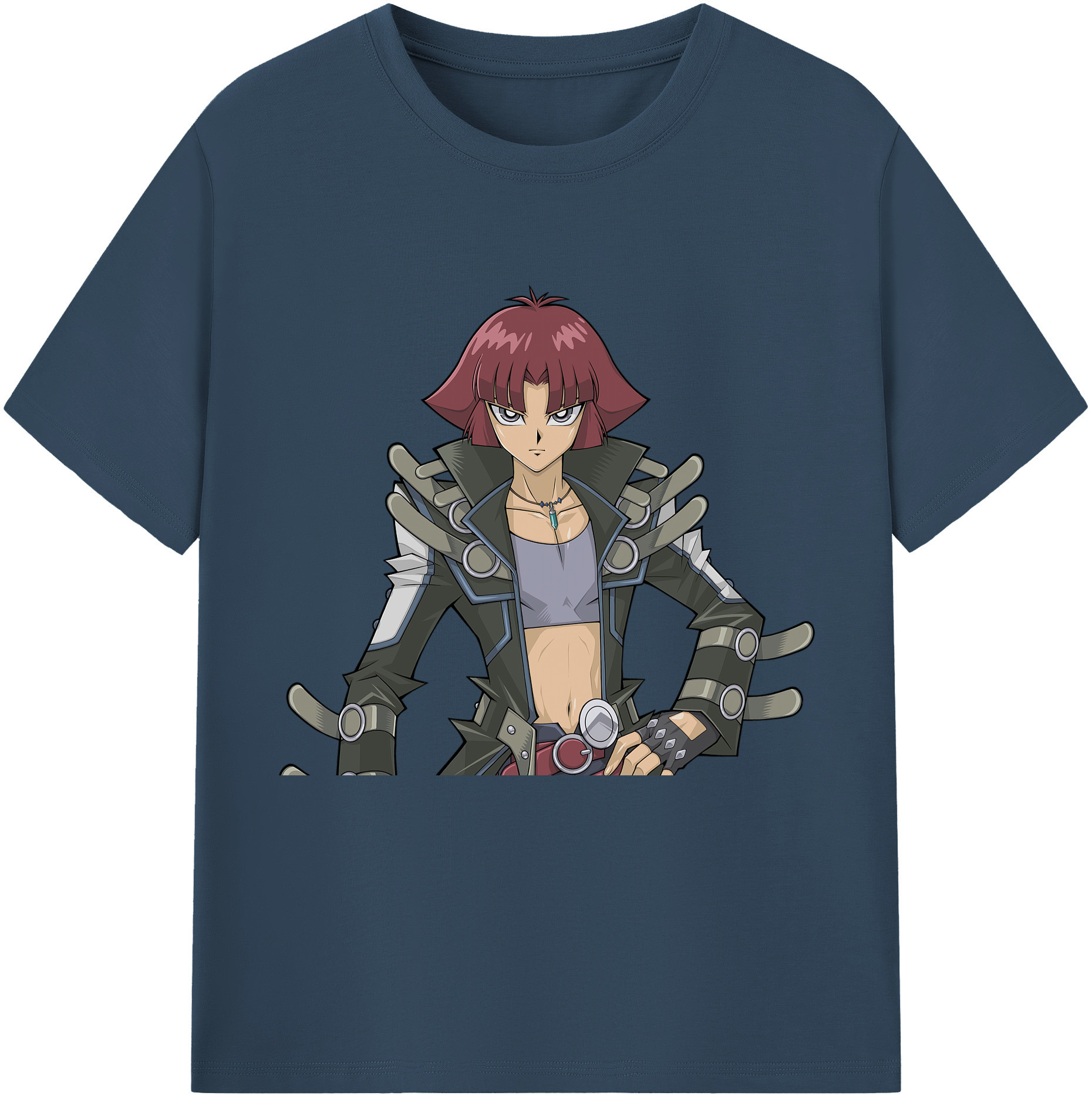 （画像用） 遊☆戯☆王 Yu-Gi-Oh! レディースカジュアルプリントTシャツ（綿100％）