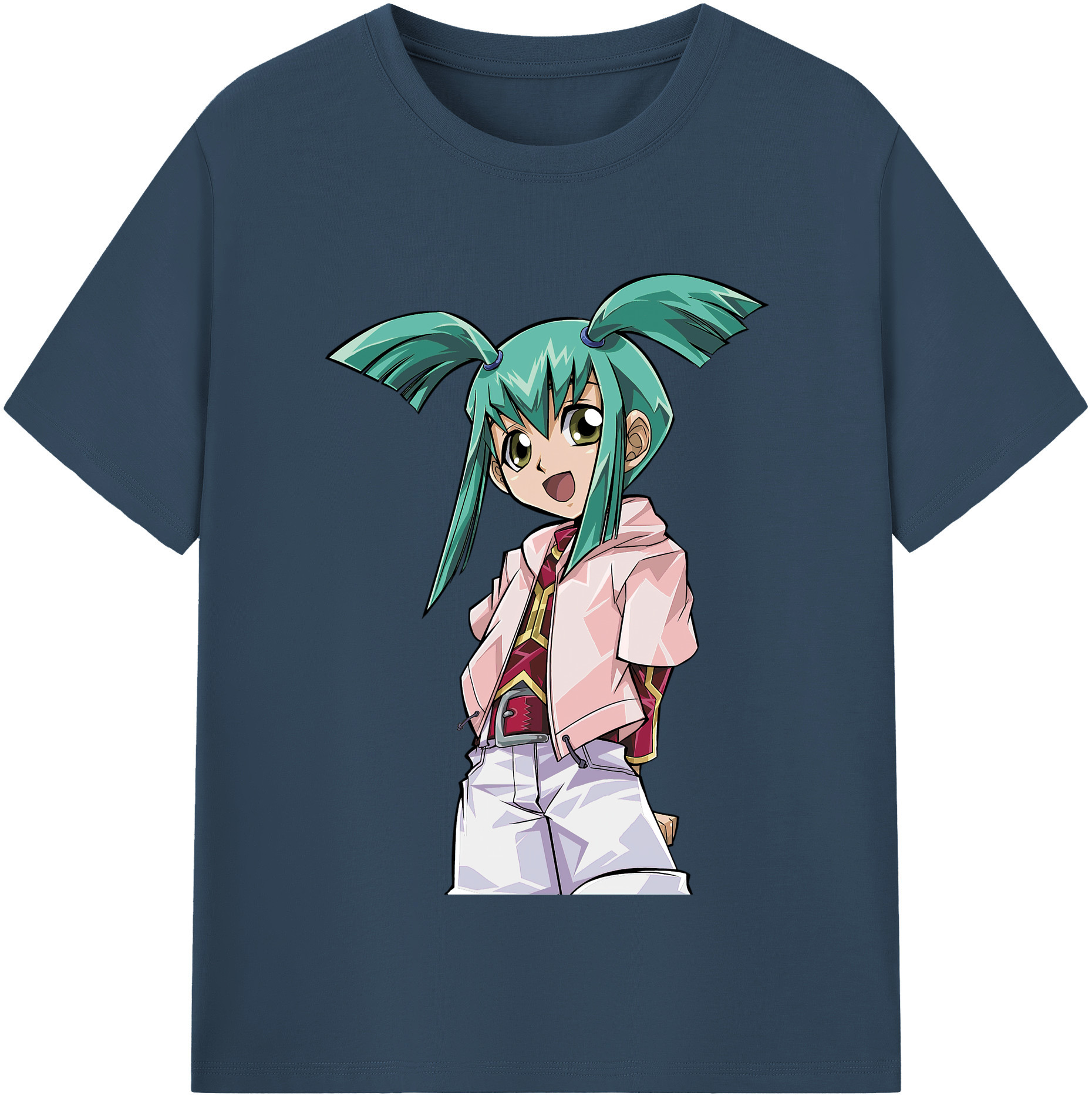 （画像用） 遊☆戯☆王 Yu-Gi-Oh! レディースカジュアルプリントTシャツ（綿100％）