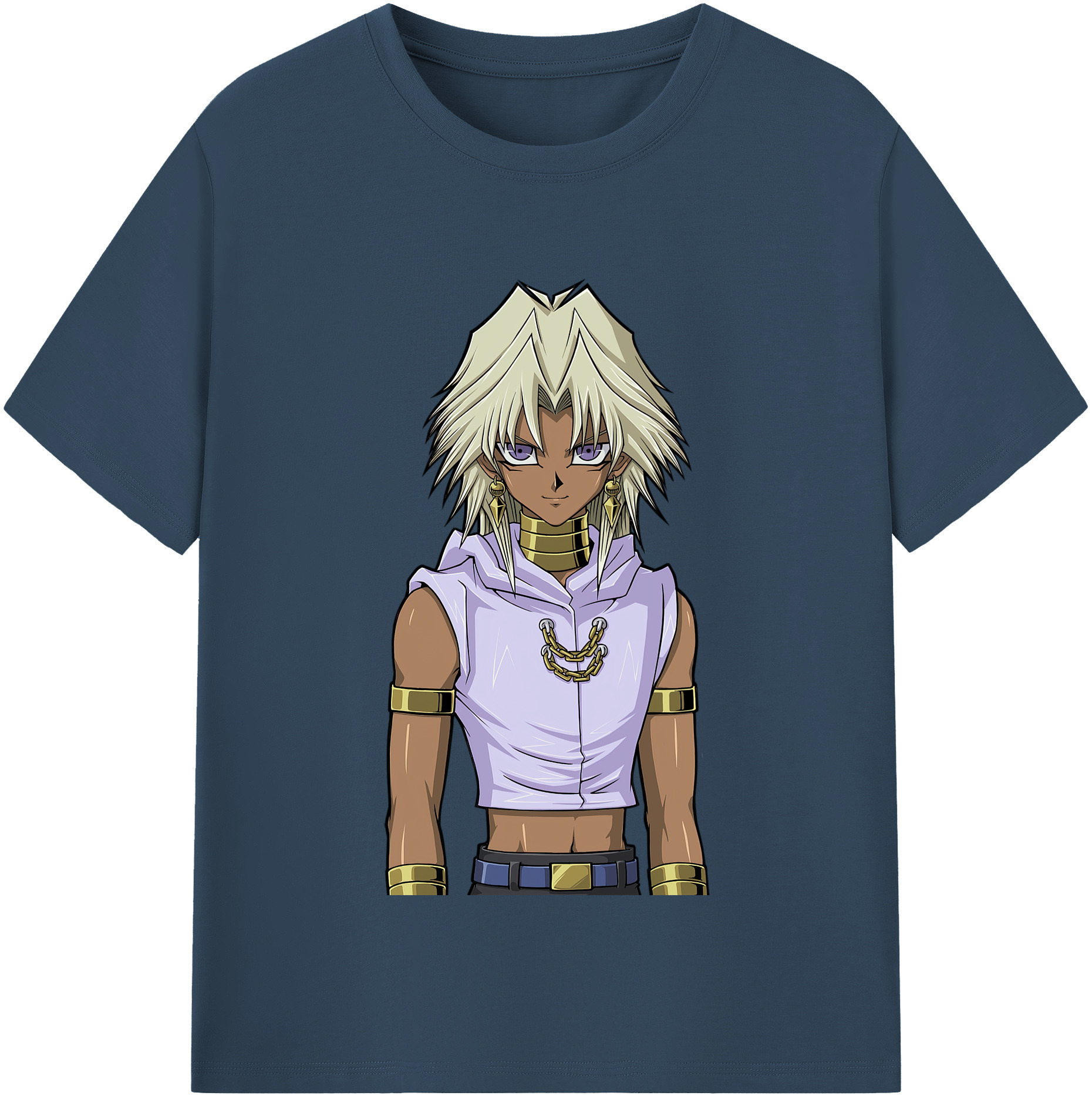 （画像用） 遊☆戯☆王 Yu-Gi-Oh! レディースカジュアルプリントTシャツ（綿100％）
