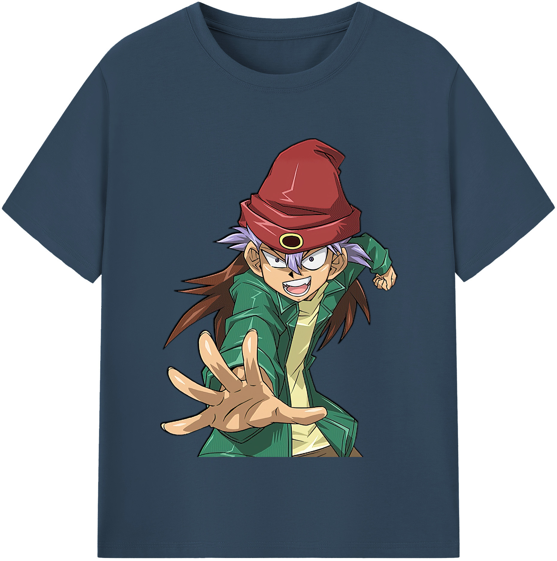 （画像用） 遊☆戯☆王 Yu-Gi-Oh! レディースカジュアルプリントTシャツ（綿100％）