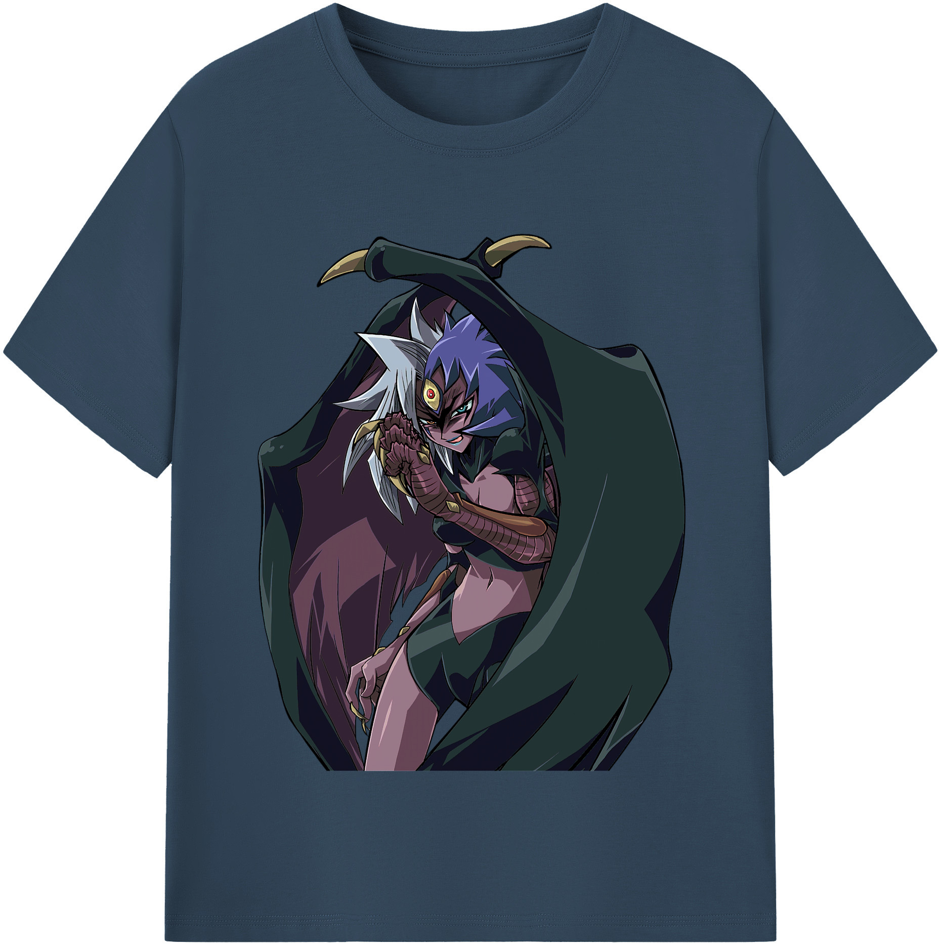 （画像用） 遊☆戯☆王 Yu-Gi-Oh! レディースカジュアルプリントTシャツ（綿100％）