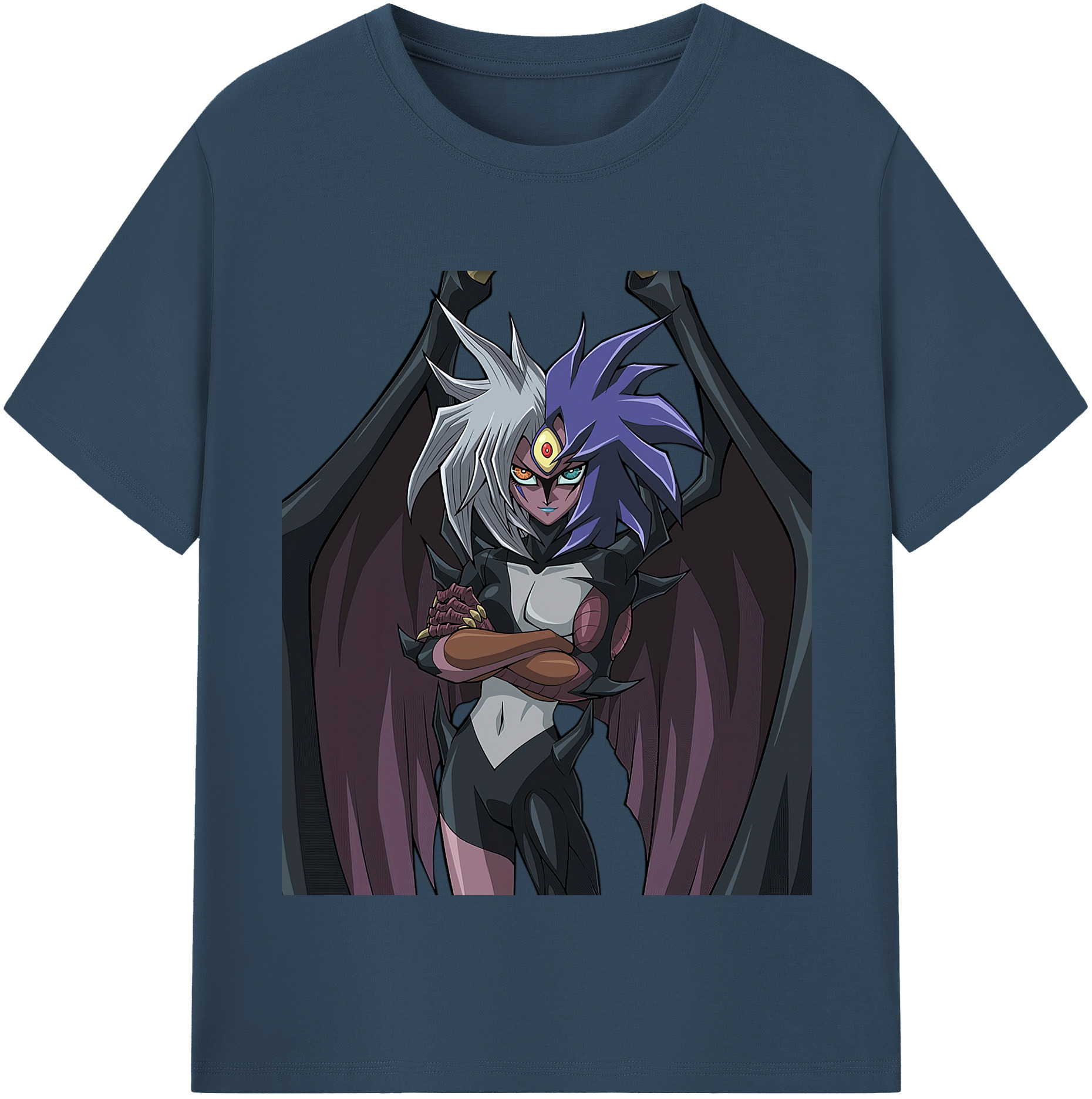 （画像用） 遊☆戯☆王 Yu-Gi-Oh! レディースカジュアルプリントTシャツ（綿100％）