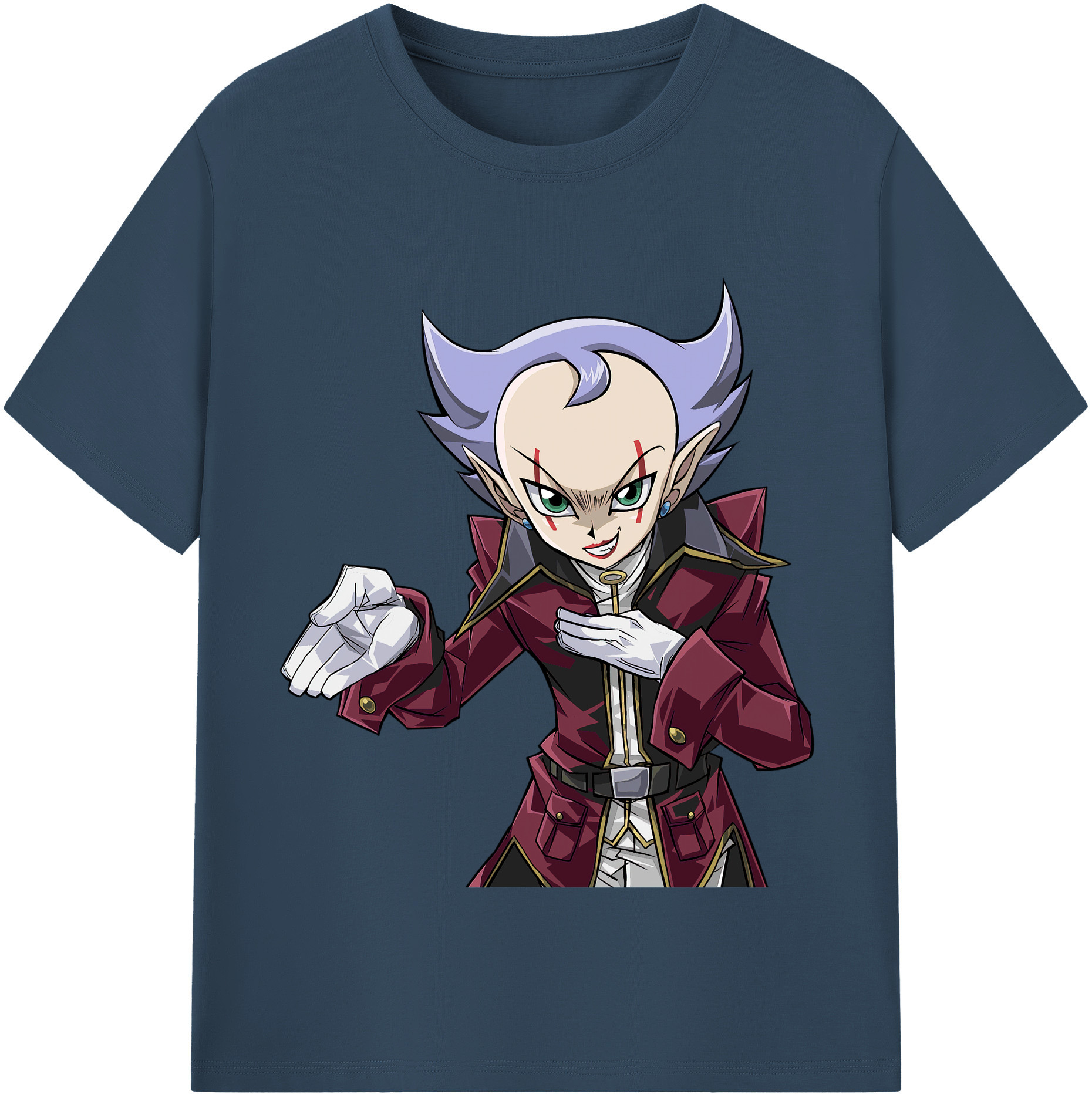 （画像用） 遊☆戯☆王 Yu-Gi-Oh! レディースカジュアルプリントTシャツ（綿100％）