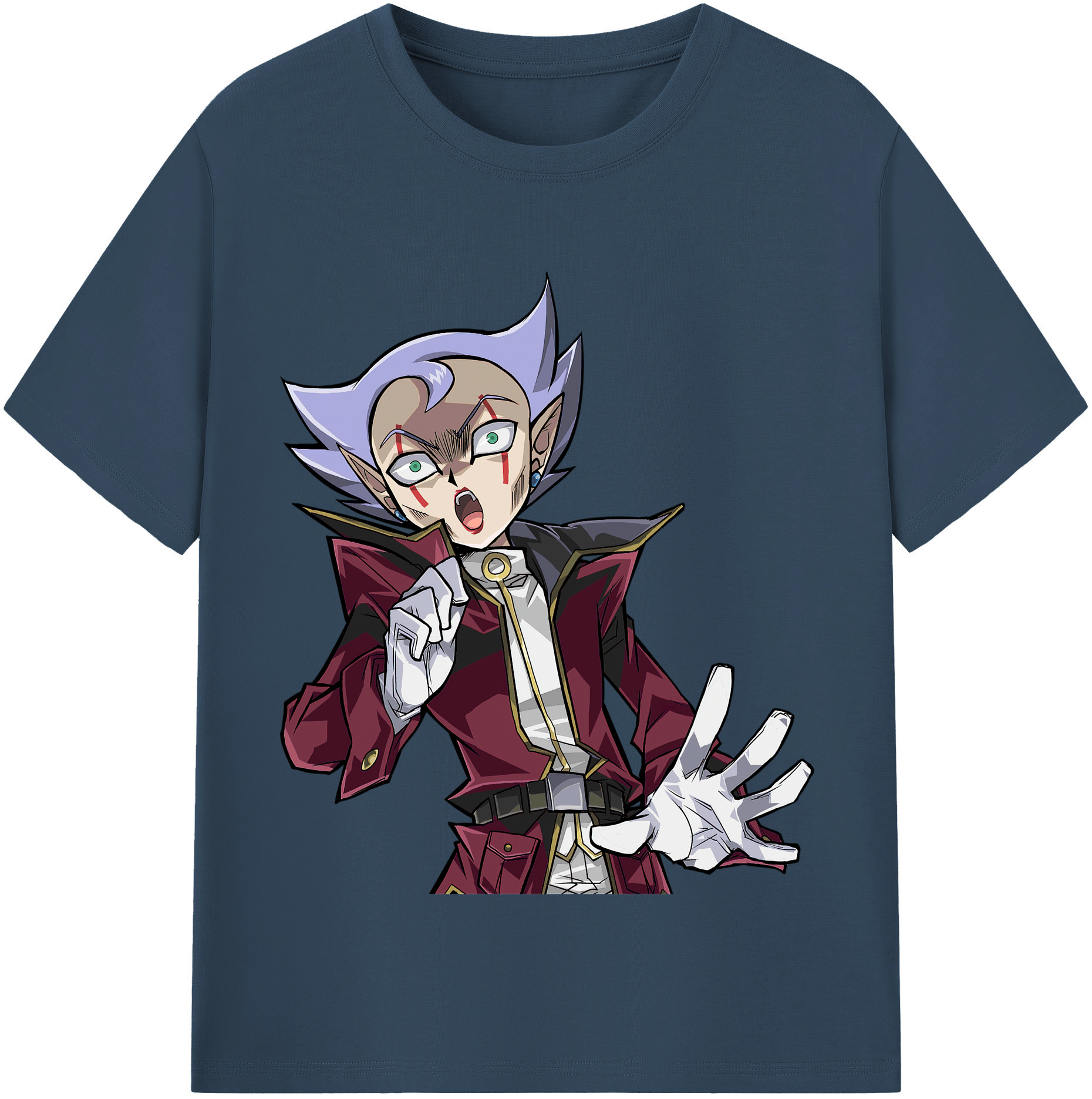 （画像用） 遊☆戯☆王 Yu-Gi-Oh! レディースカジュアルプリントTシャツ（綿100％）