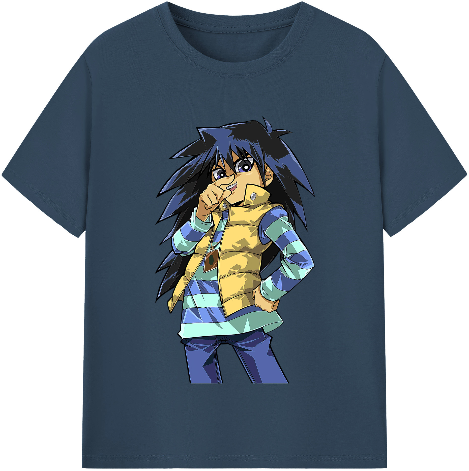 （画像用） 遊☆戯☆王 Yu-Gi-Oh! レディースカジュアルプリントTシャツ（綿100％）