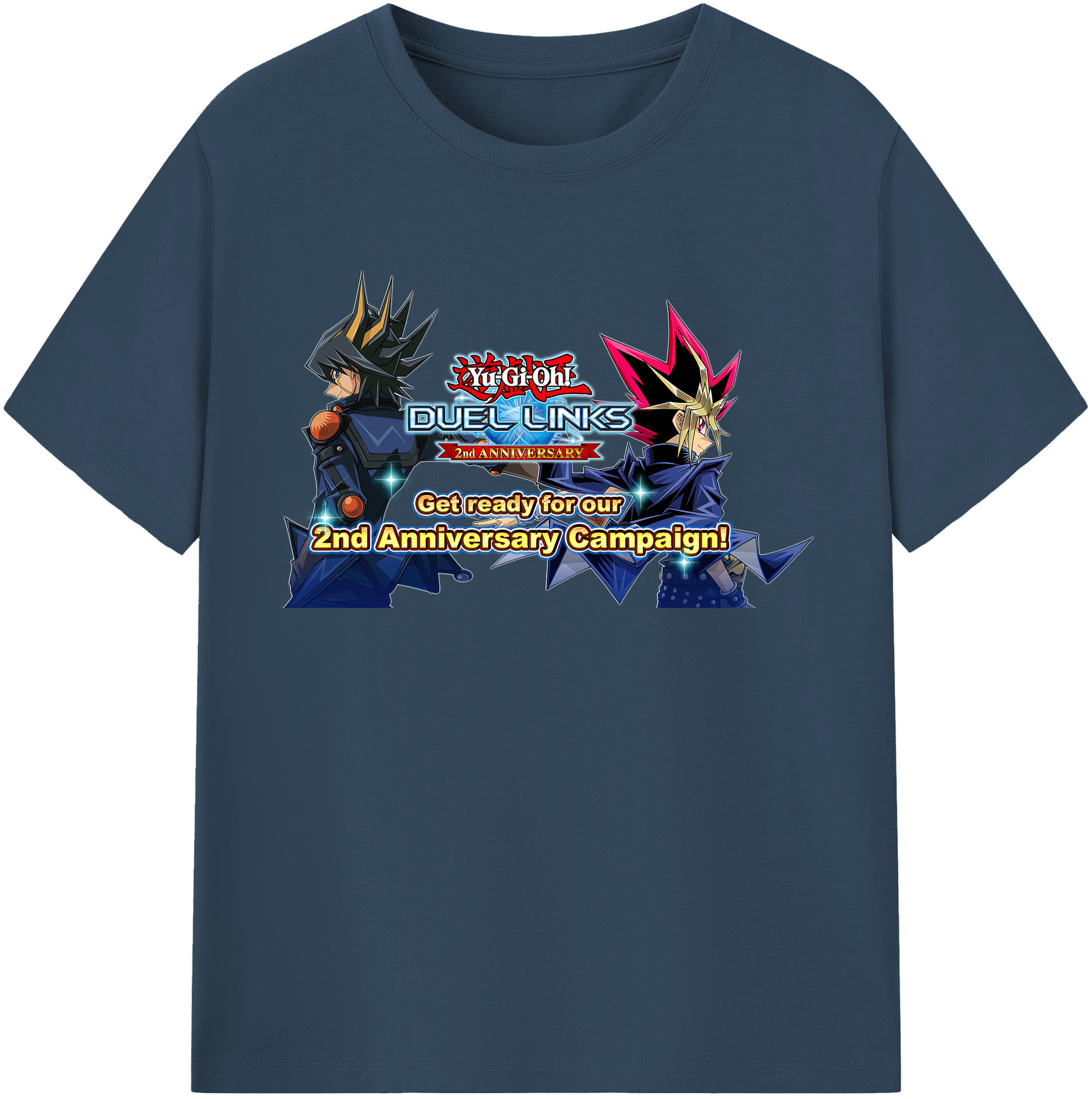（画像用） 遊☆戯☆王 Yu-Gi-Oh! レディースカジュアルプリントTシャツ（綿100％）