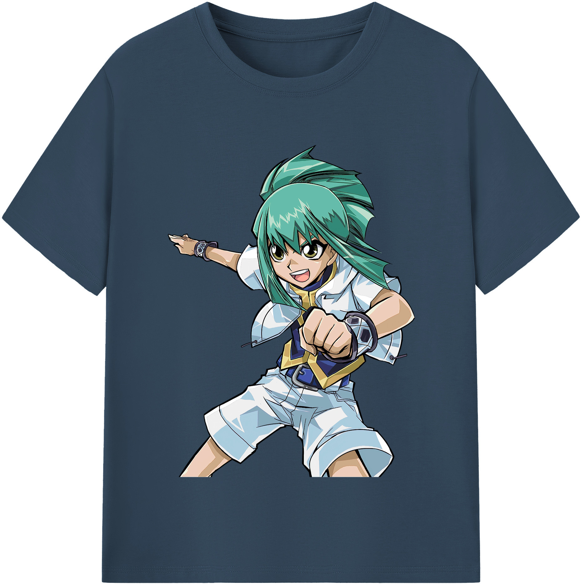 （画像用） 遊☆戯☆王 Yu-Gi-Oh! レディースカジュアルプリントTシャツ（綿100％）