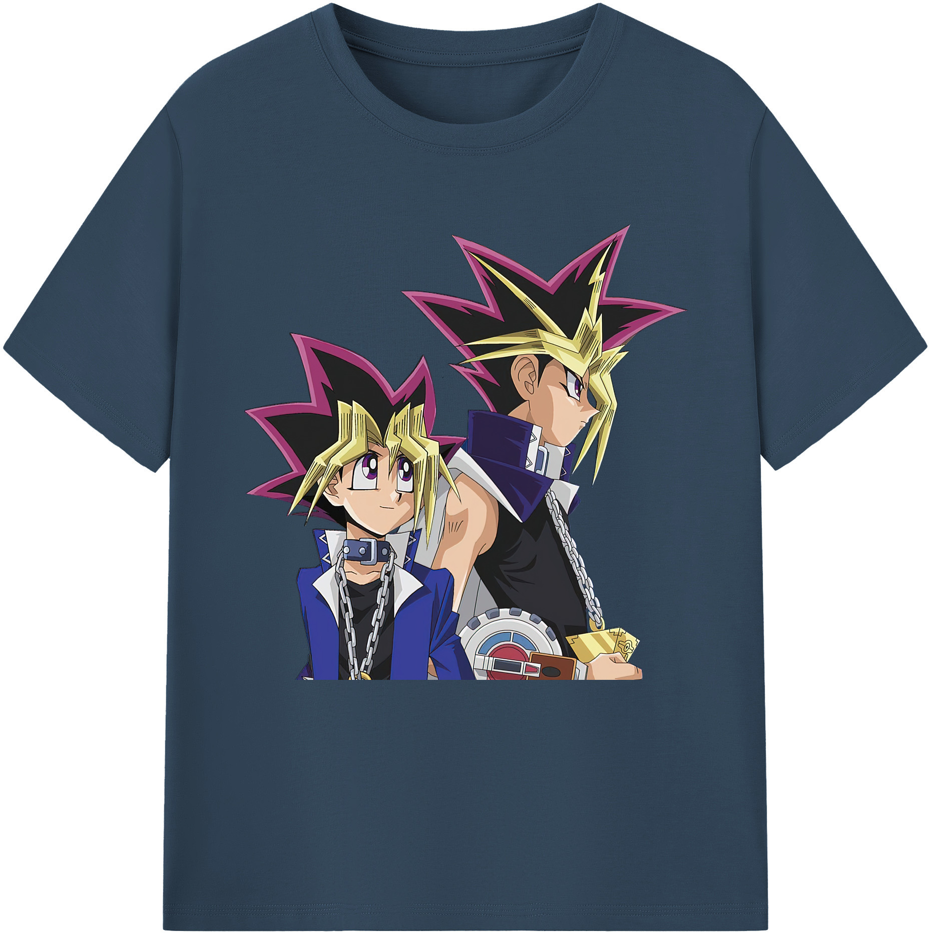 （画像用） 遊☆戯☆王 Yu-Gi-Oh! レディースカジュアルプリントTシャツ（綿100％）