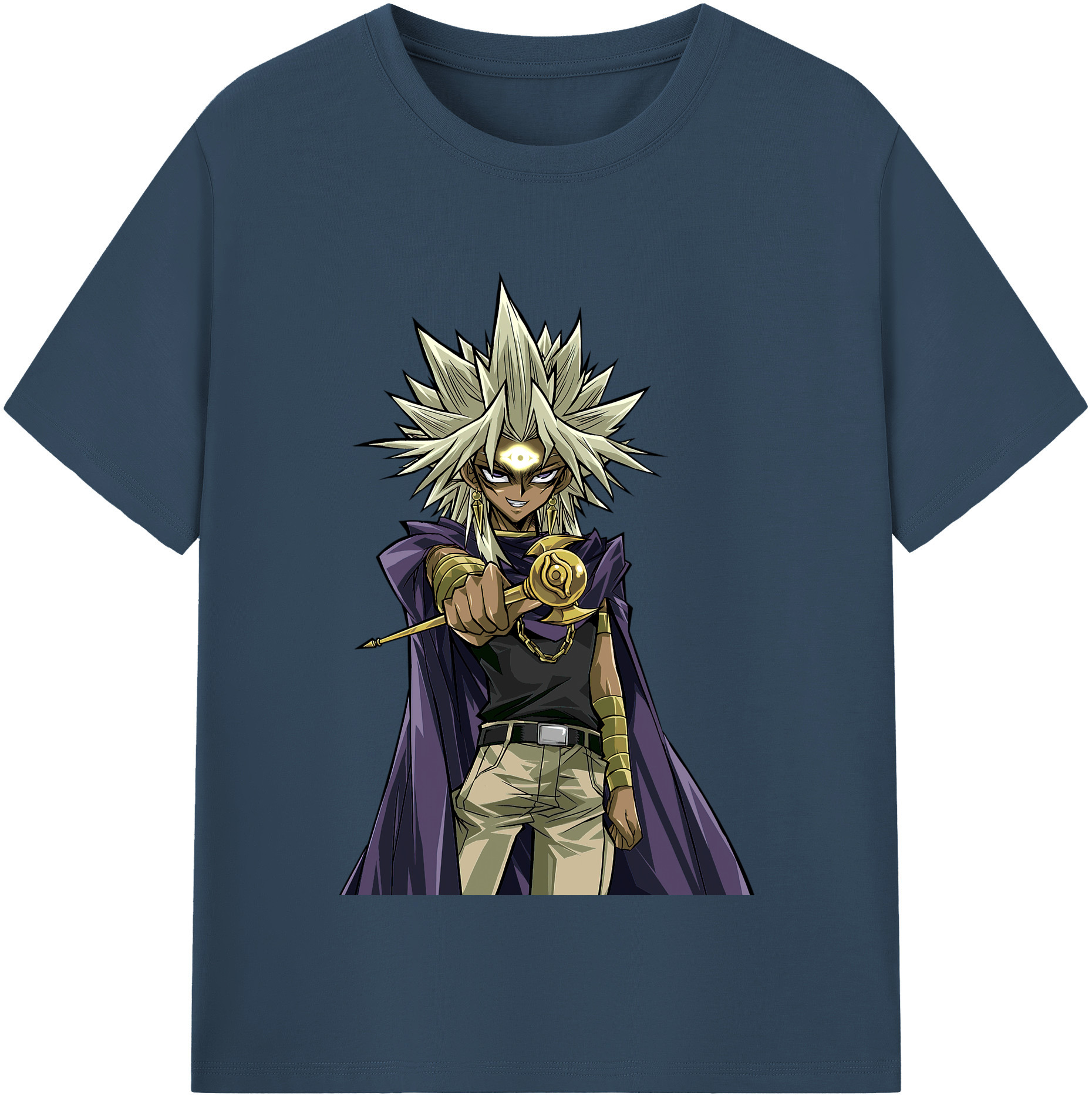 （画像用） 遊☆戯☆王 Yu-Gi-Oh! レディースカジュアルプリントTシャツ（綿100％）