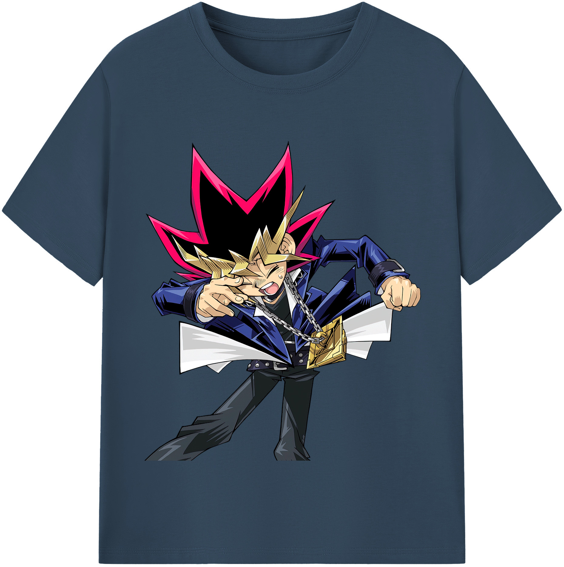 （画像用） 遊☆戯☆王 Yu-Gi-Oh! レディースカジュアルプリントTシャツ（綿100％）