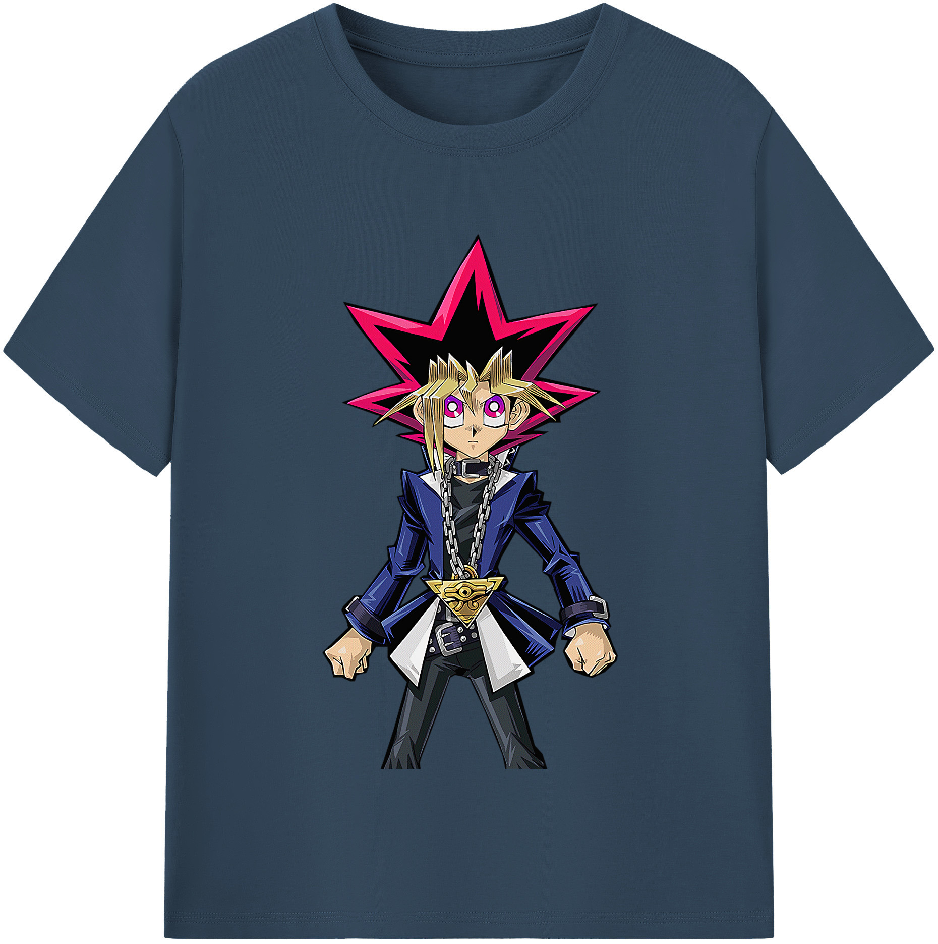 （画像用） 遊☆戯☆王 Yu-Gi-Oh! レディースカジュアルプリントTシャツ（綿100％）