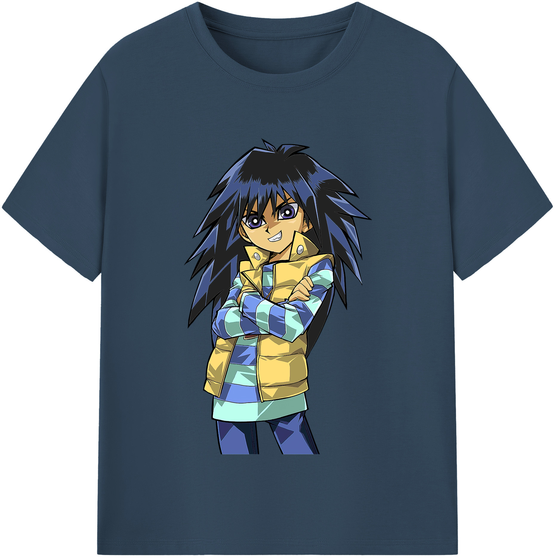 （画像用） 遊☆戯☆王 Yu-Gi-Oh! レディースカジュアルプリントTシャツ（綿100％）