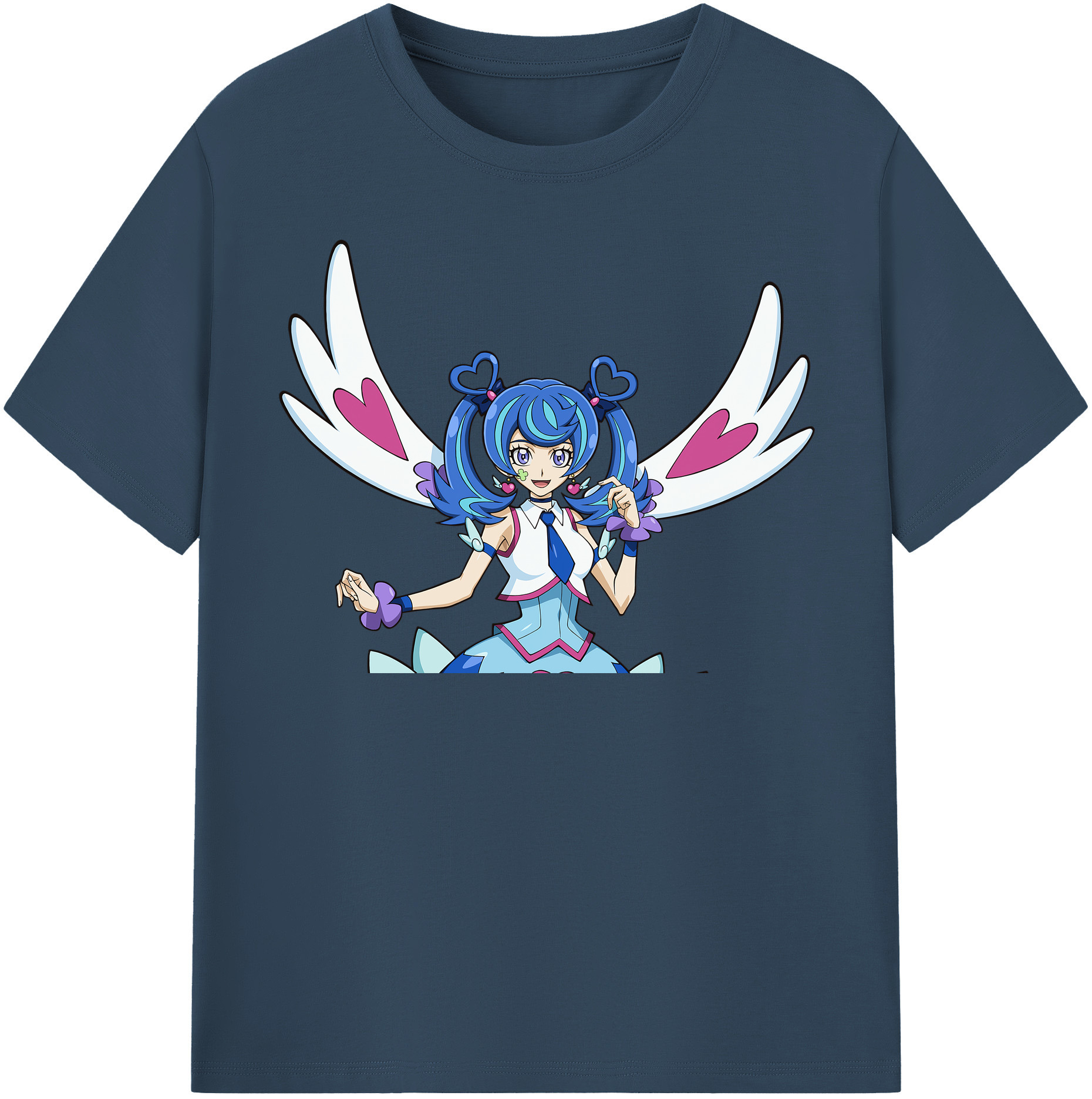 （画像用） 遊☆戯☆王 Yu-Gi-Oh! レディースカジュアルプリントTシャツ（綿100％）
