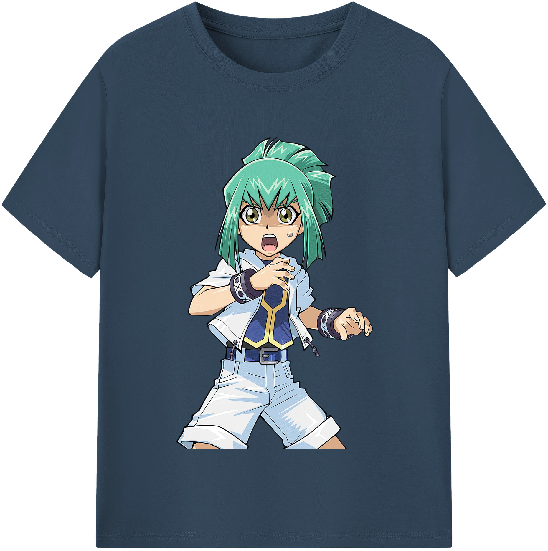 （画像用） 遊☆戯☆王 Yu-Gi-Oh! レディースカジュアルプリントTシャツ（綿100％）