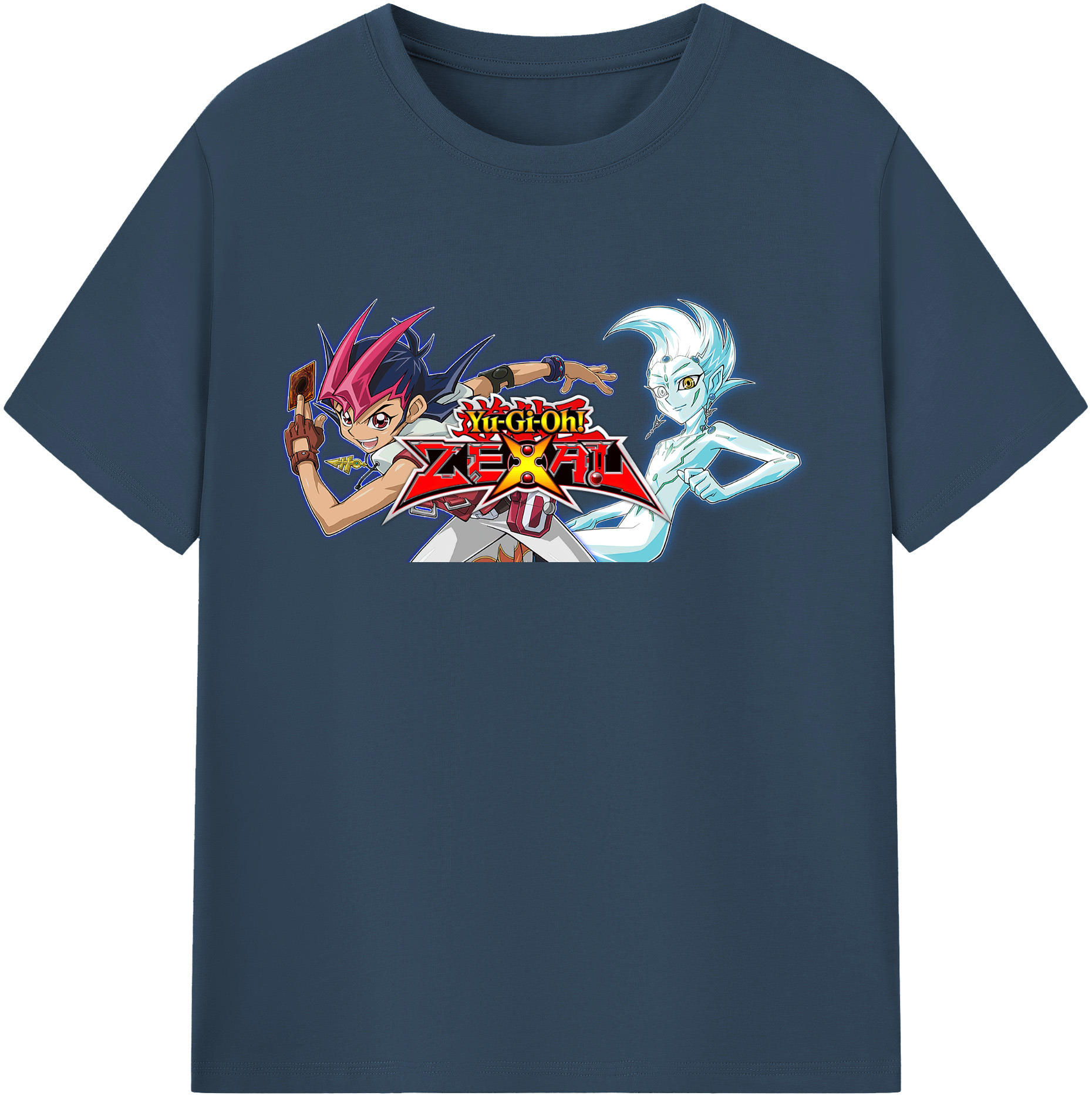（画像用） 遊☆戯☆王 Yu-Gi-Oh! レディースカジュアルプリントTシャツ（綿100％）