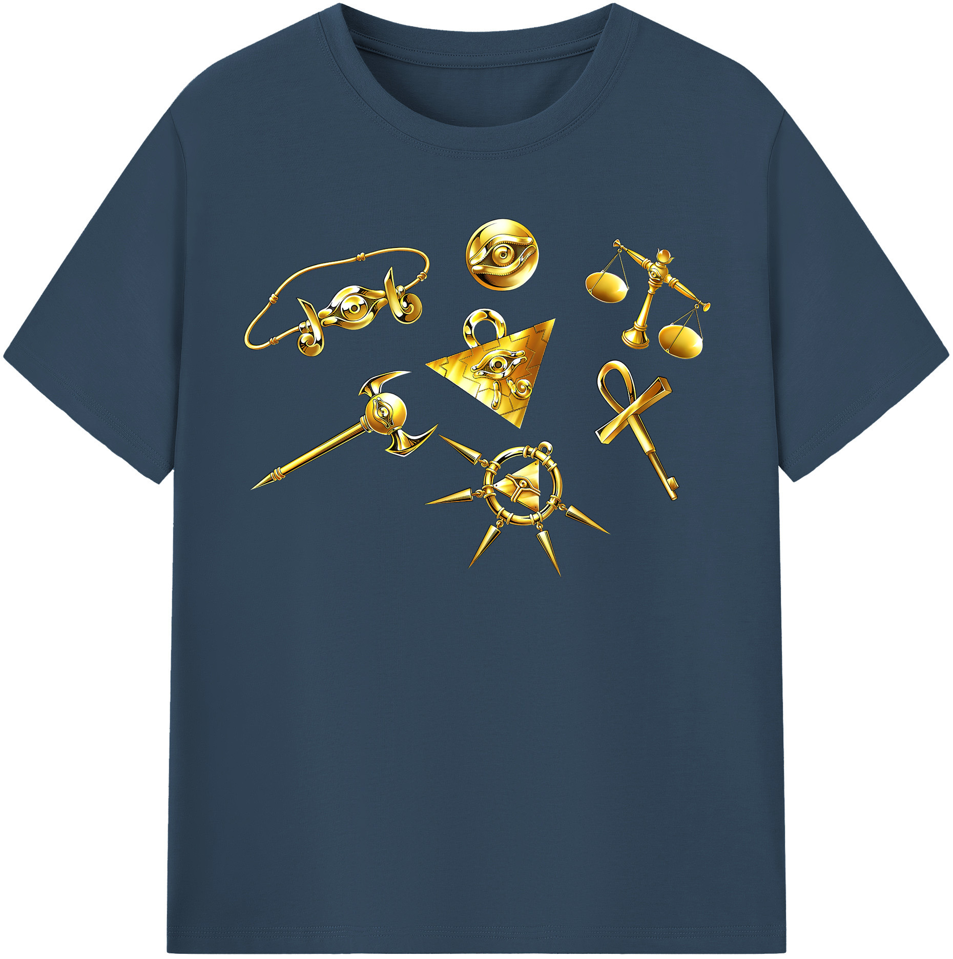 （画像用） 遊☆戯☆王 Yu-Gi-Oh! レディースカジュアルプリントTシャツ（綿100％）