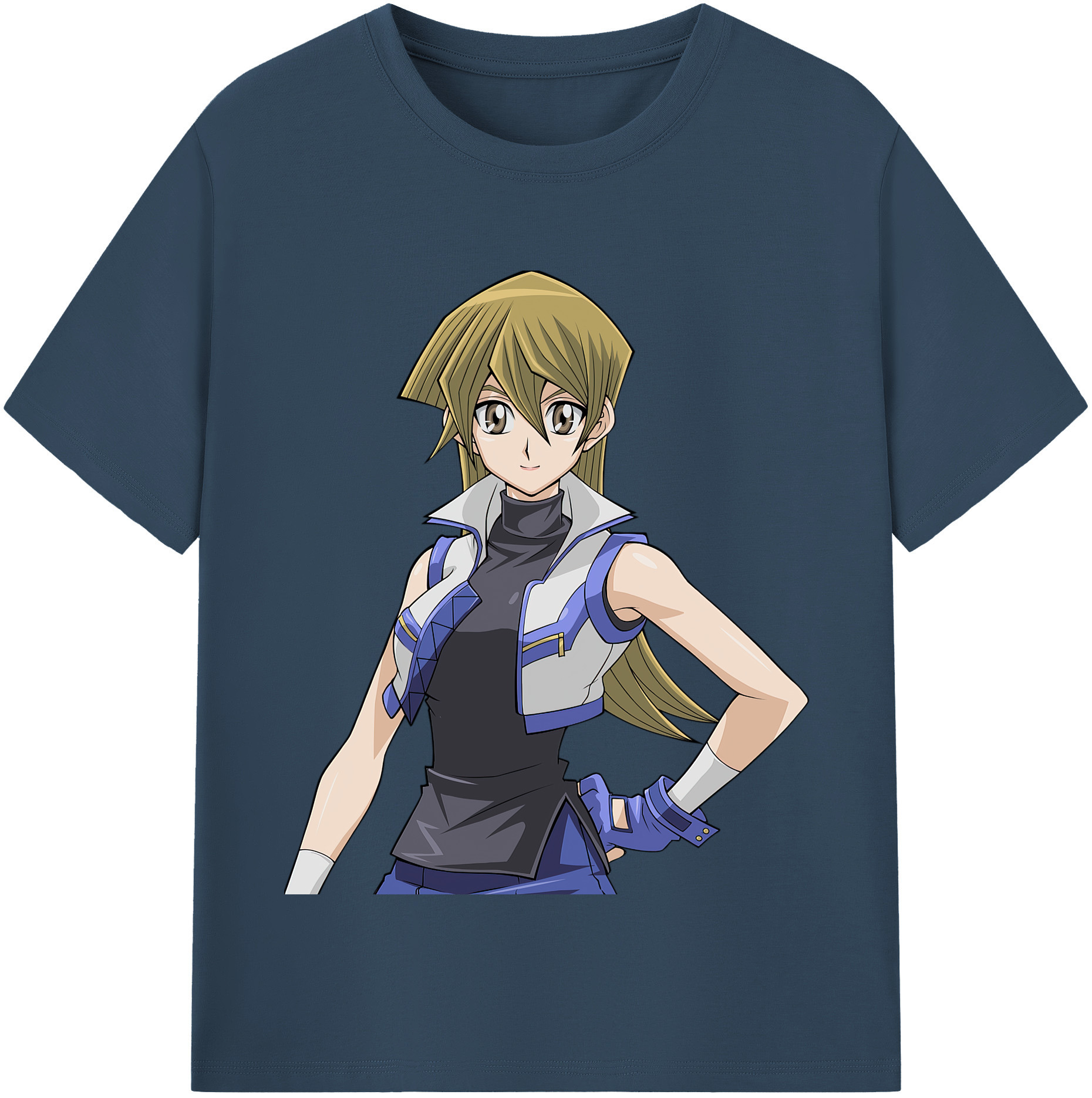 （画像用） 遊☆戯☆王 Yu-Gi-Oh! レディースカジュアルプリントTシャツ（綿100％）