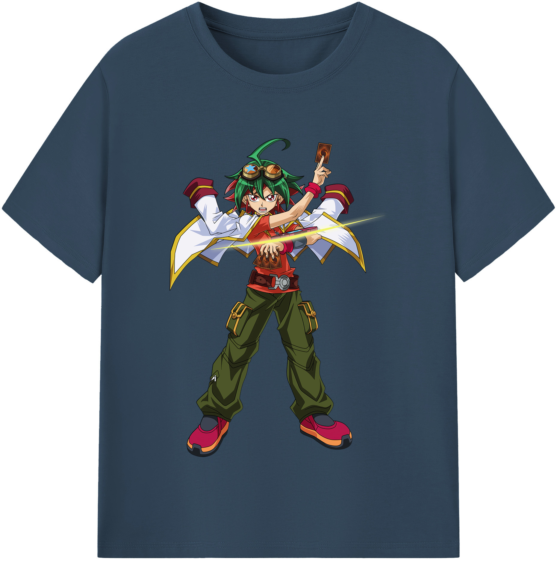 （画像用） 遊☆戯☆王 Yu-Gi-Oh! レディースカジュアルプリントTシャツ（綿100％）
