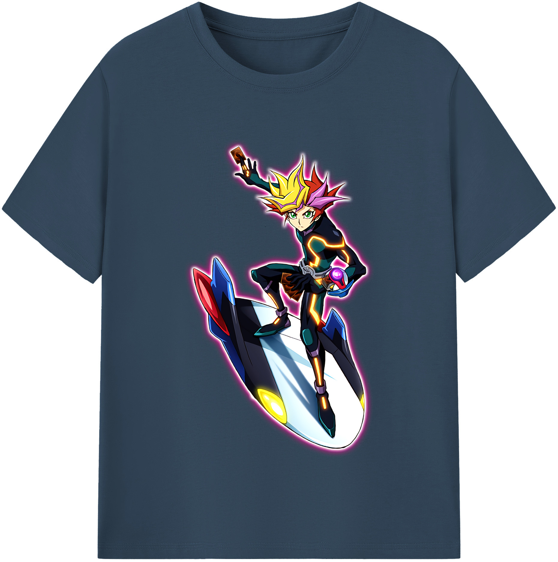 （画像用） 遊☆戯☆王 Yu-Gi-Oh! レディースカジュアルプリントTシャツ（綿100％）