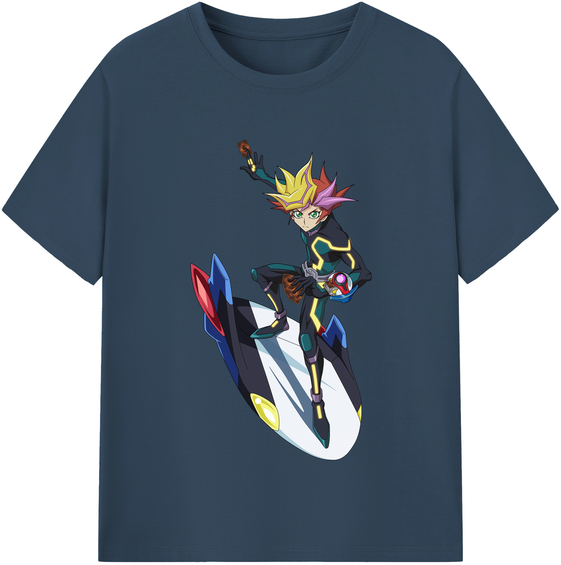 （画像用） 遊☆戯☆王 Yu-Gi-Oh! レディースカジュアルプリントTシャツ（綿100％）