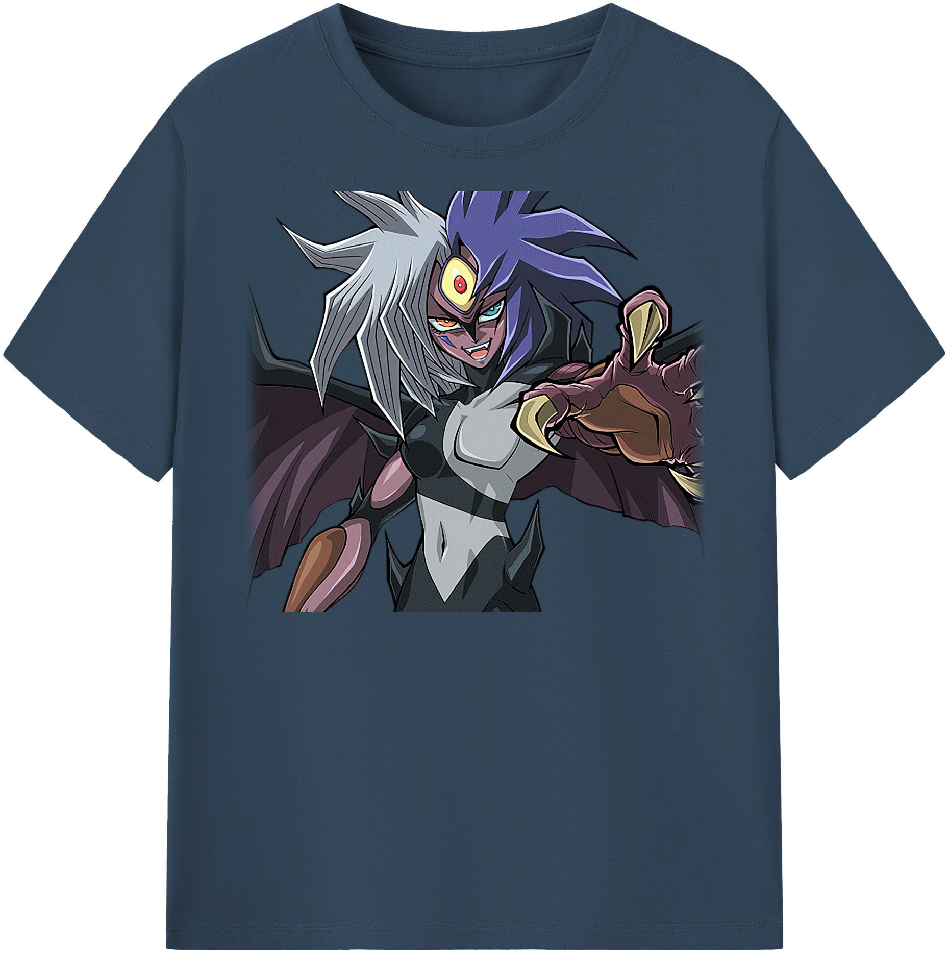 （画像用） 遊☆戯☆王 Yu-Gi-Oh! レディースカジュアルプリントTシャツ（綿100％）