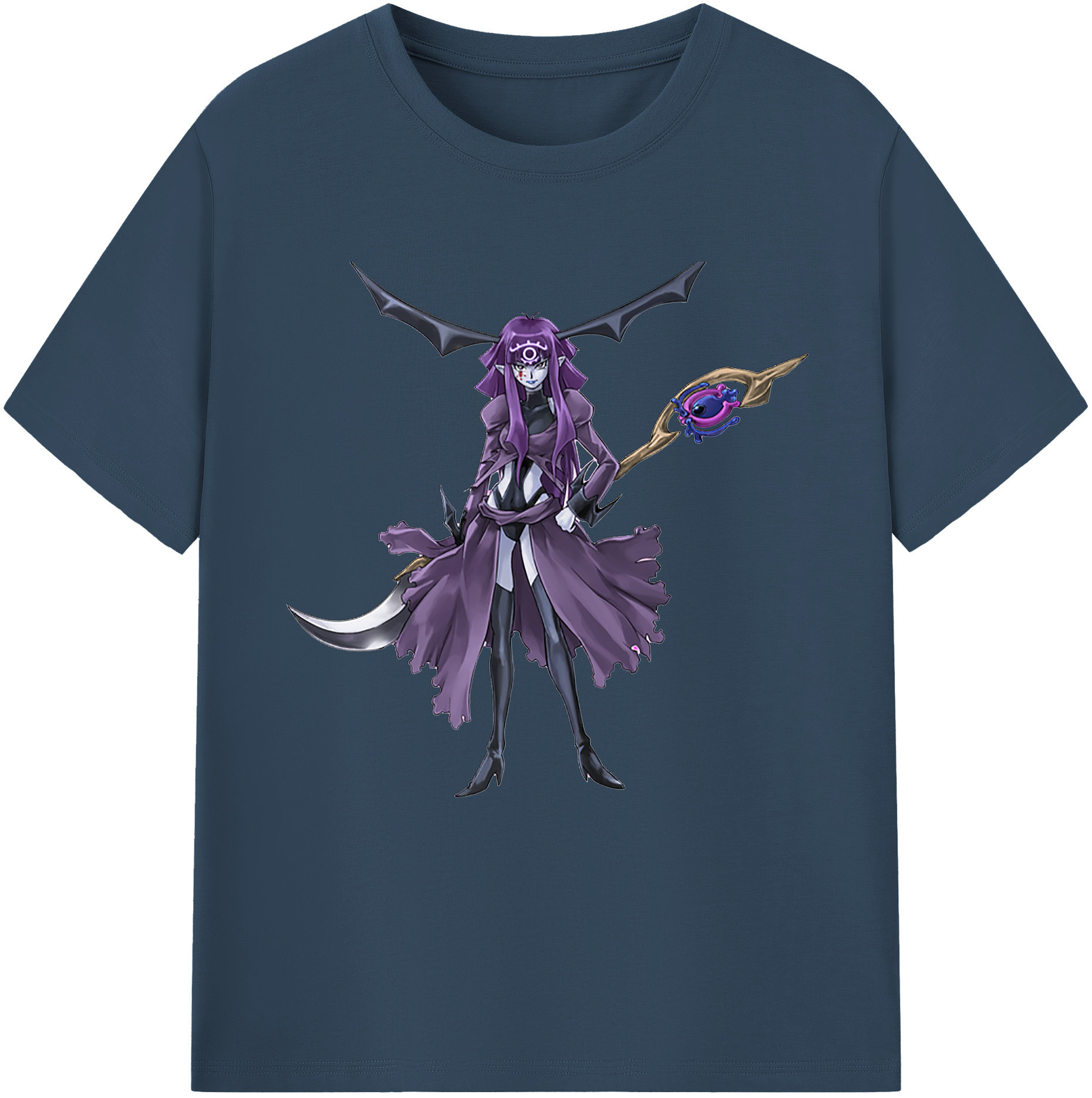 （画像用） 遊☆戯☆王 Yu-Gi-Oh! レディースカジュアルプリントTシャツ（綿100％）
