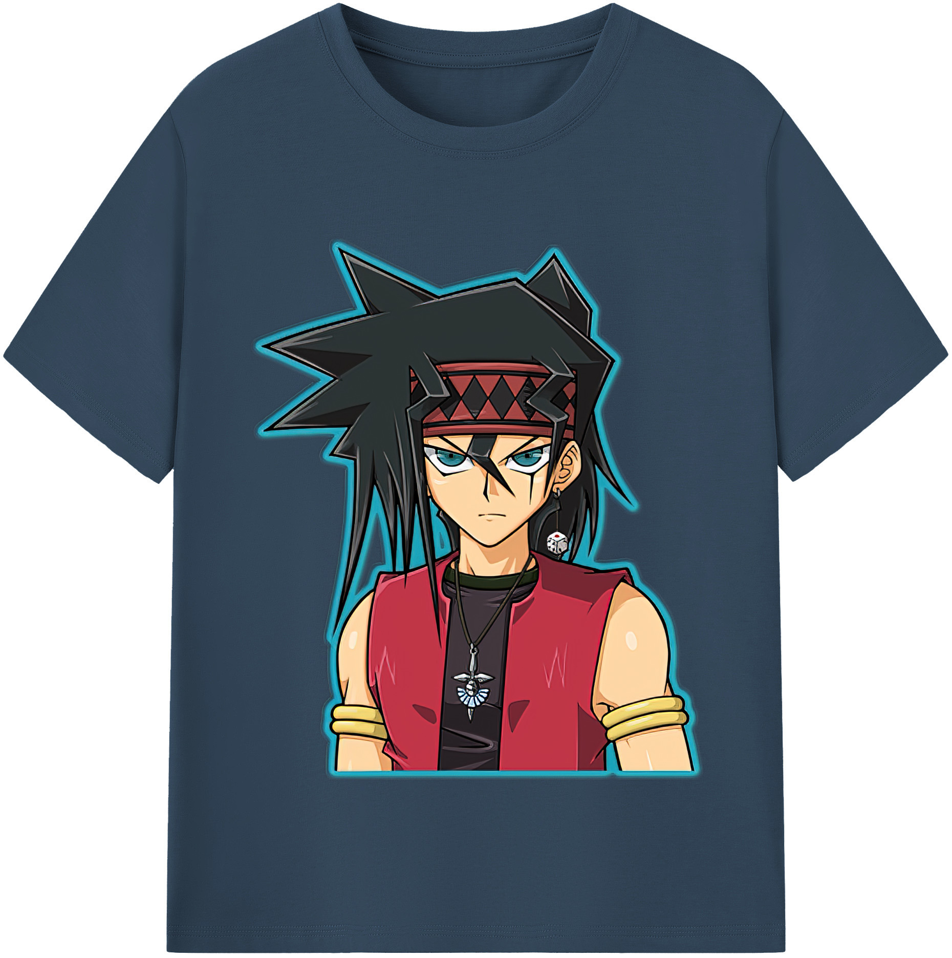 （画像用） 遊☆戯☆王 Yu-Gi-Oh! レディースカジュアルプリントTシャツ（綿100％）