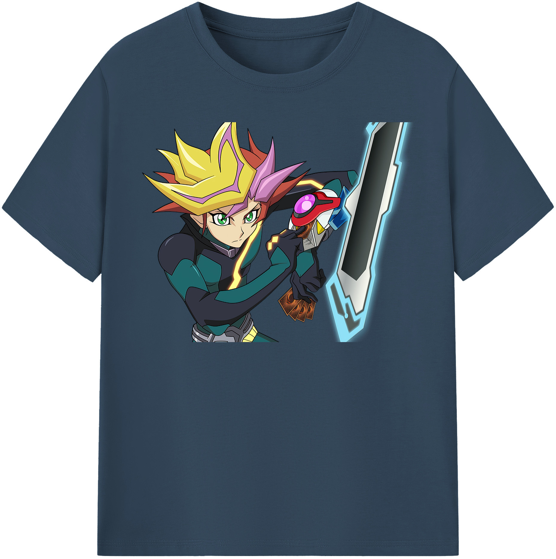 （画像用） 遊☆戯☆王 Yu-Gi-Oh! レディースカジュアルプリントTシャツ（綿100％）
